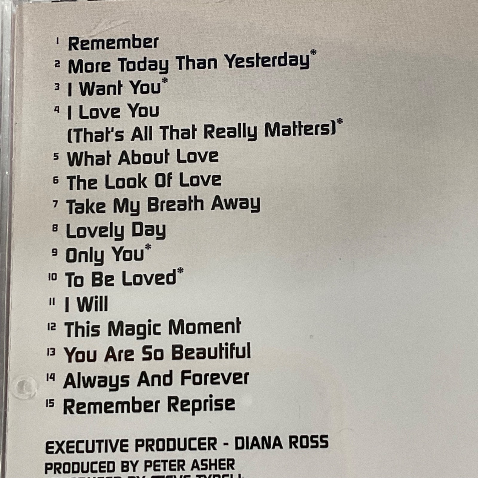 Diana Ross I Love You CD 2006 Manhattan Records Soul Pop R&B Love Songs - Image 10