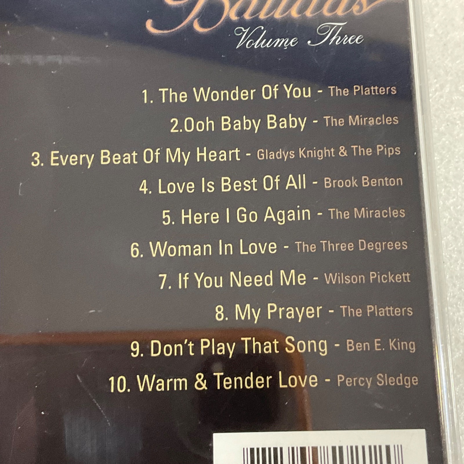 Soul Ballads Volume Three CD 2000 Soul Disciples R&B Love Songs Compilation - Image 9