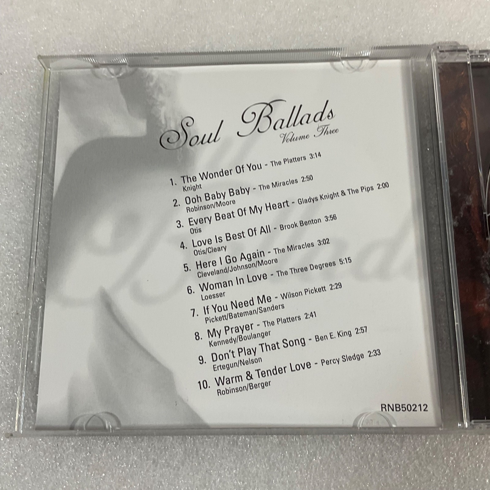 Soul Ballads Volume Three CD 2000 Soul Disciples R&B Love Songs Compilation - Image 11