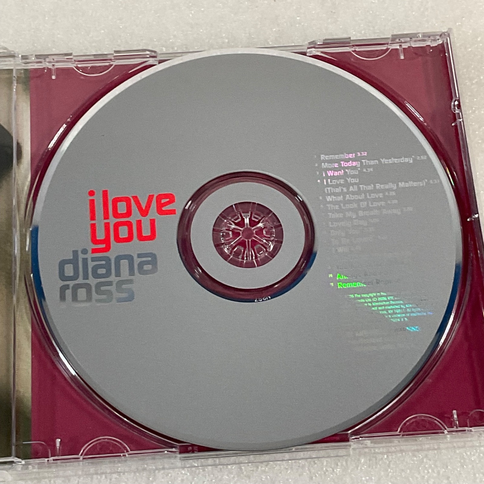Diana Ross I Love You CD 2006 Manhattan Records Soul Pop R&B Love Songs - Image 13