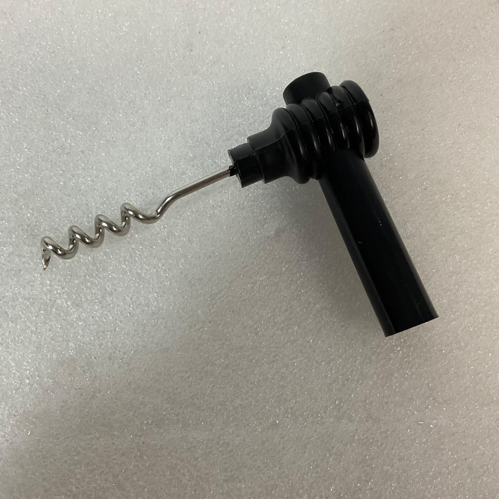 Vintage Clarion Inn Sun Valley 4in Travel Corkscrew Black Plastic Wine Opener - Image 4