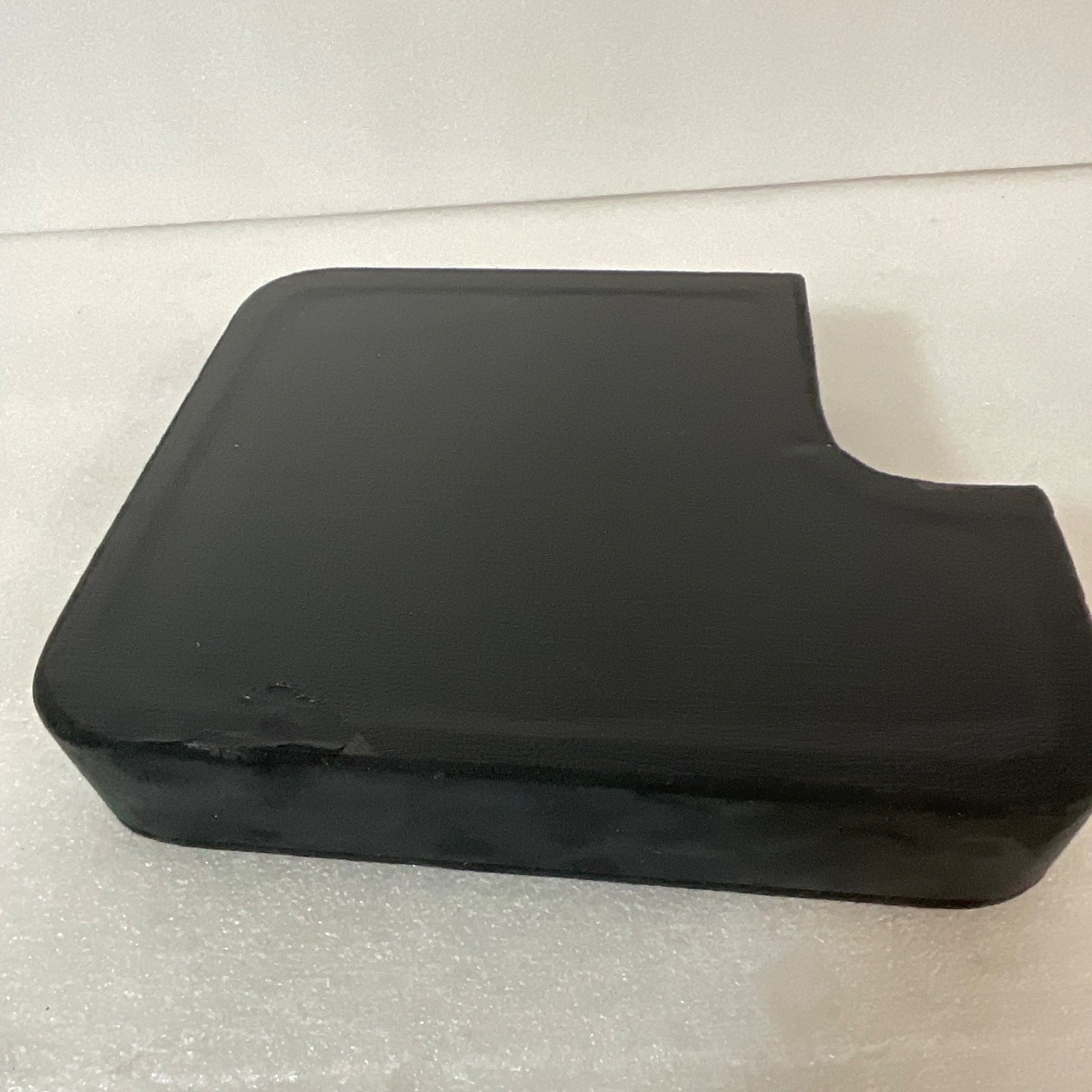 Black Jewelry Display Block 10in x 8in x 2in Velvet Top Cutout Stand - Image 5