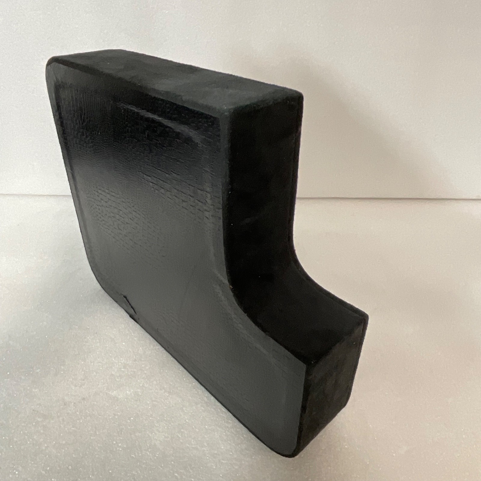 Black Jewelry Display Block 10in x 8in x 2in Velvet Top Cutout Stand - Image 7