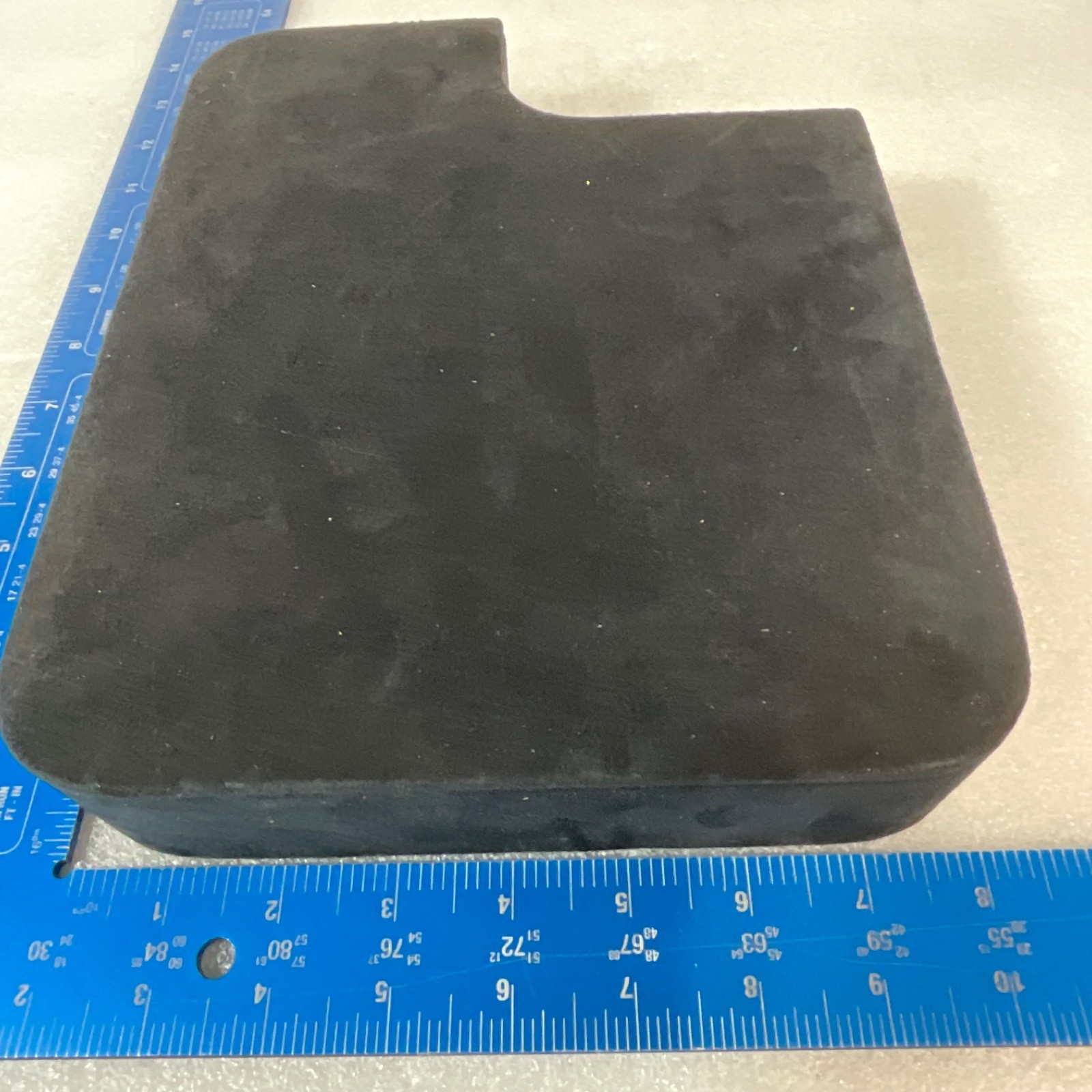 Black Jewelry Display Block 10in x 8in x 2in Velvet Top Cutout Stand - Image 9