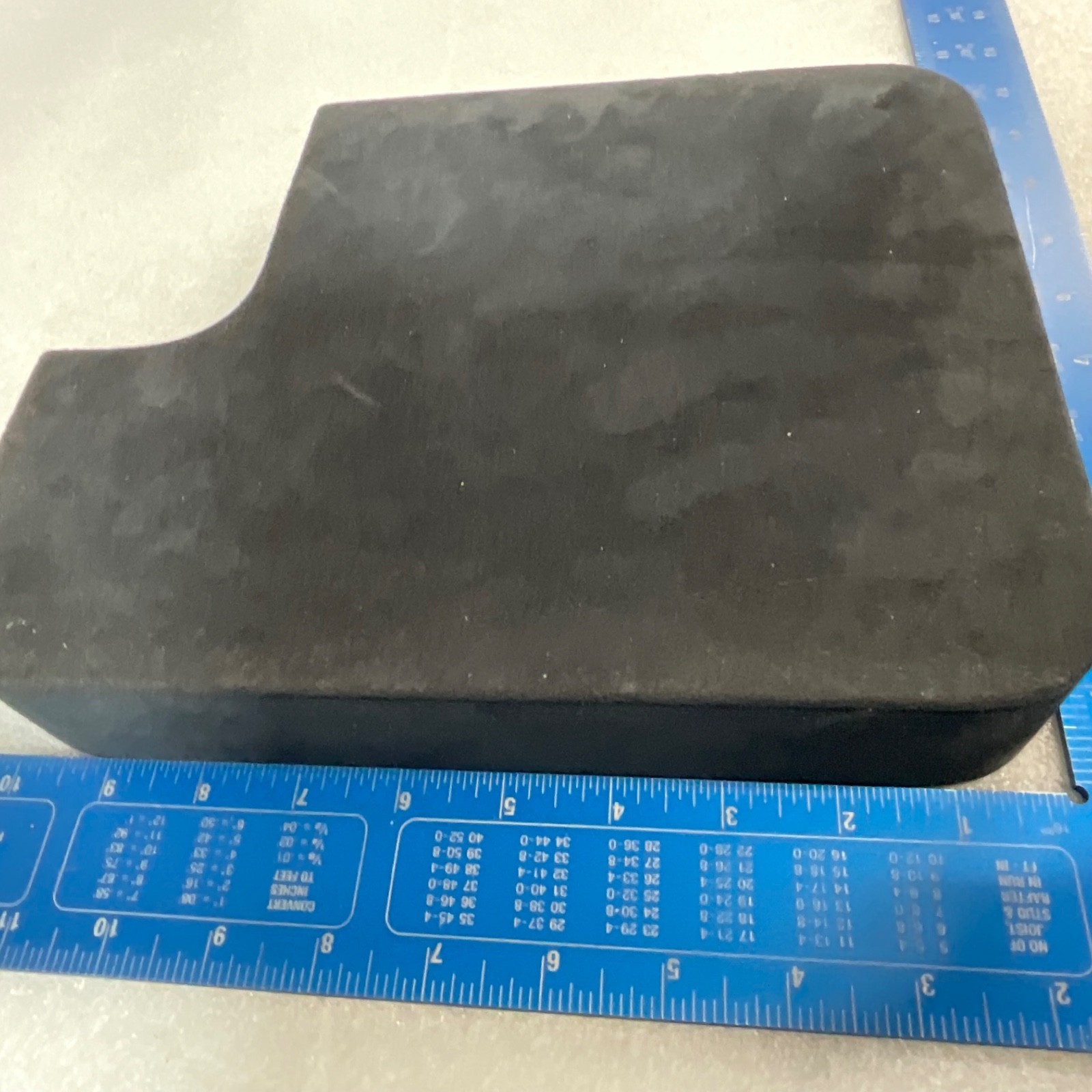 Black Jewelry Display Block 10in x 8in x 2in Velvet Top Cutout Stand - Image 10