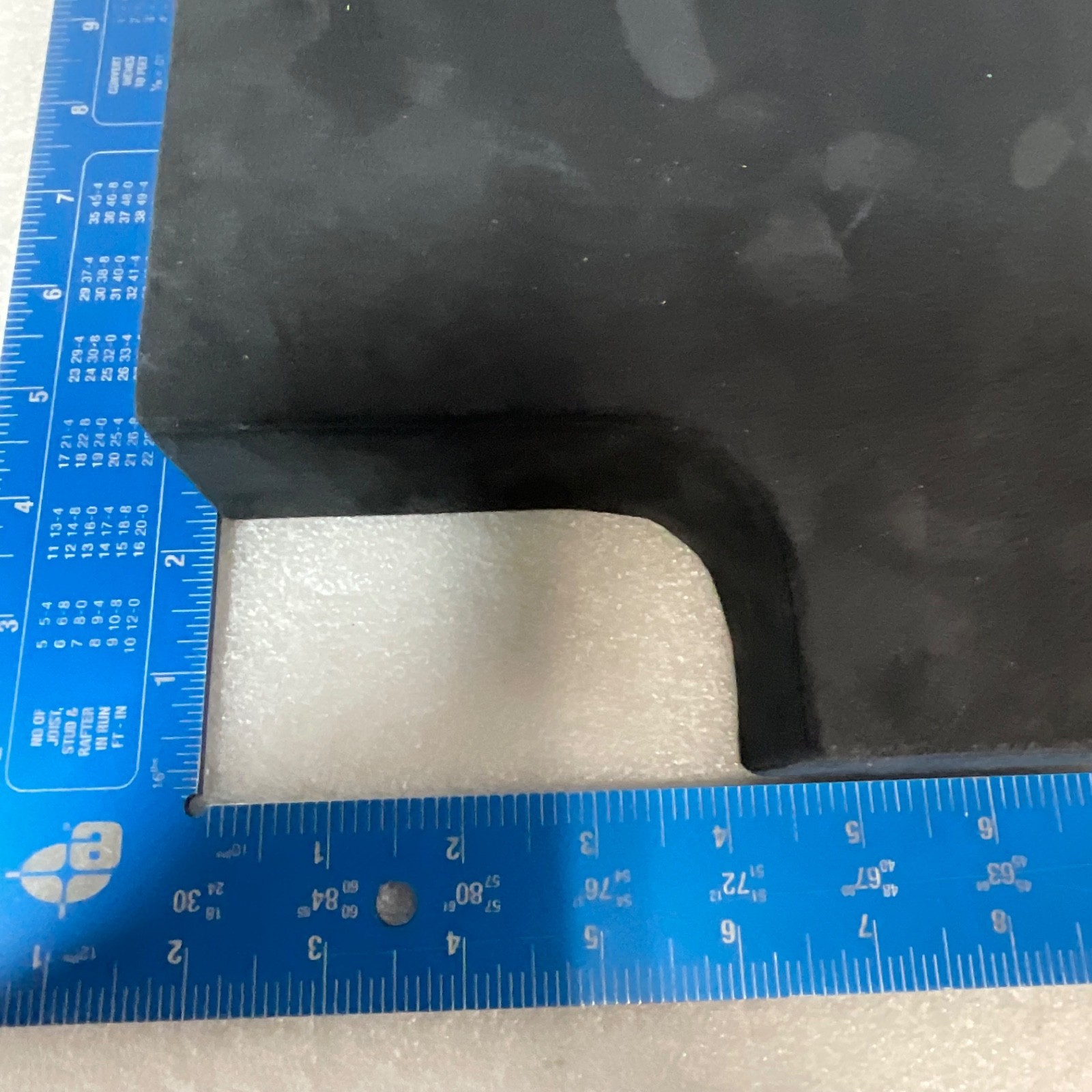 Black Jewelry Display Block 10in x 8in x 2in Velvet Top Cutout Stand - Image 11