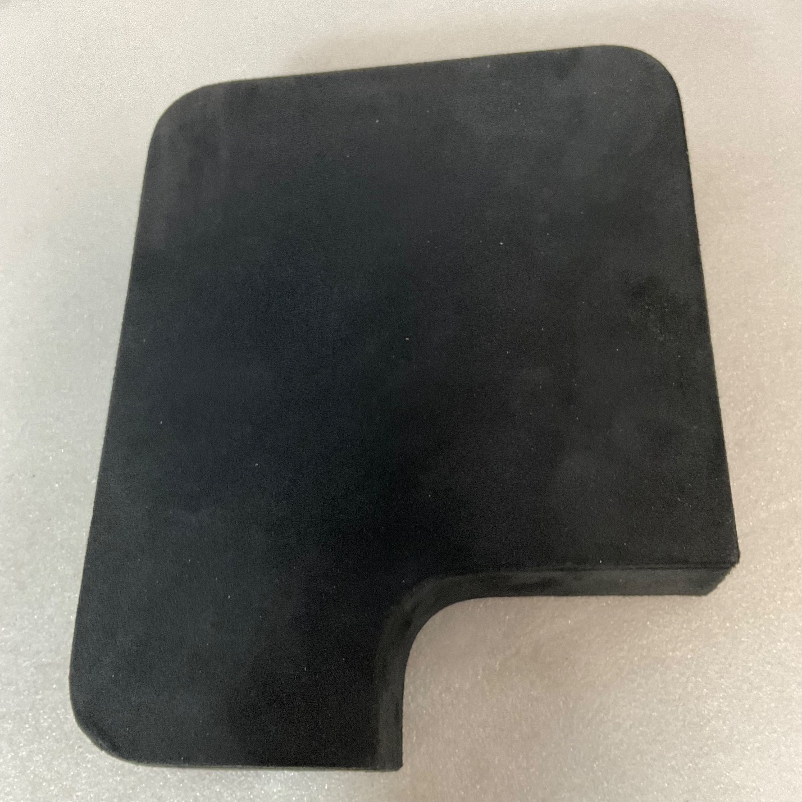 Black Velvet Jewelry Display Pad 10in x 8in x 2in Foam Block with Cutout Edge - Image 2