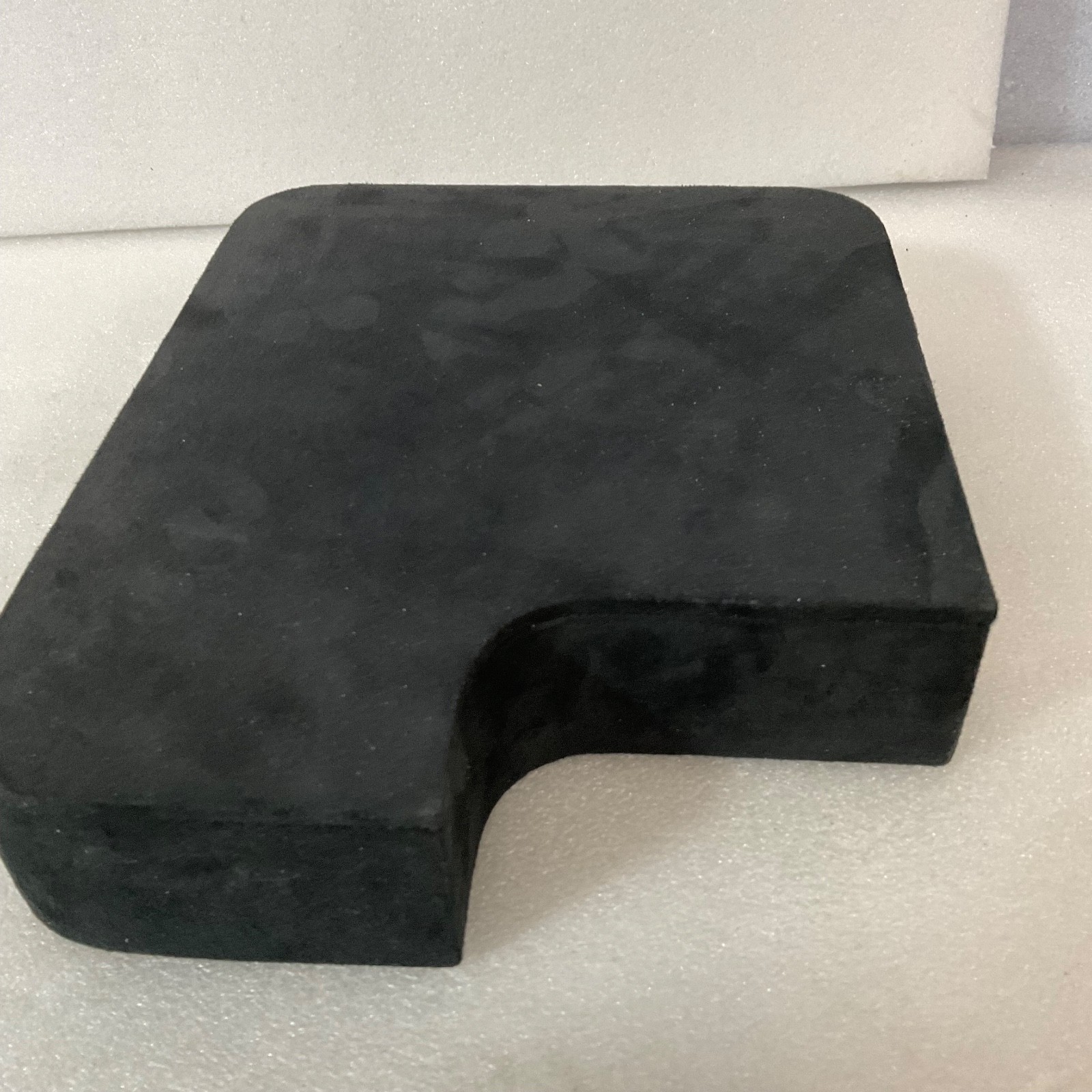Black Velvet Jewelry Display Pad 10in x 8in x 2in Foam Block with Cutout Edge - Image 6