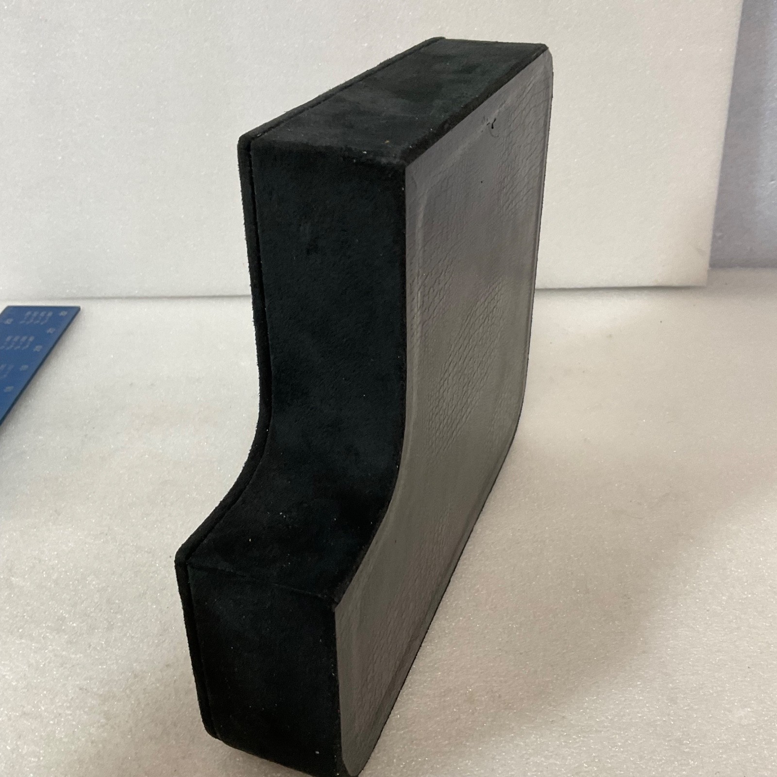 Black Velvet Jewelry Display Pad 10in x 8in x 2in Foam Block with Cutout Edge - Image 9
