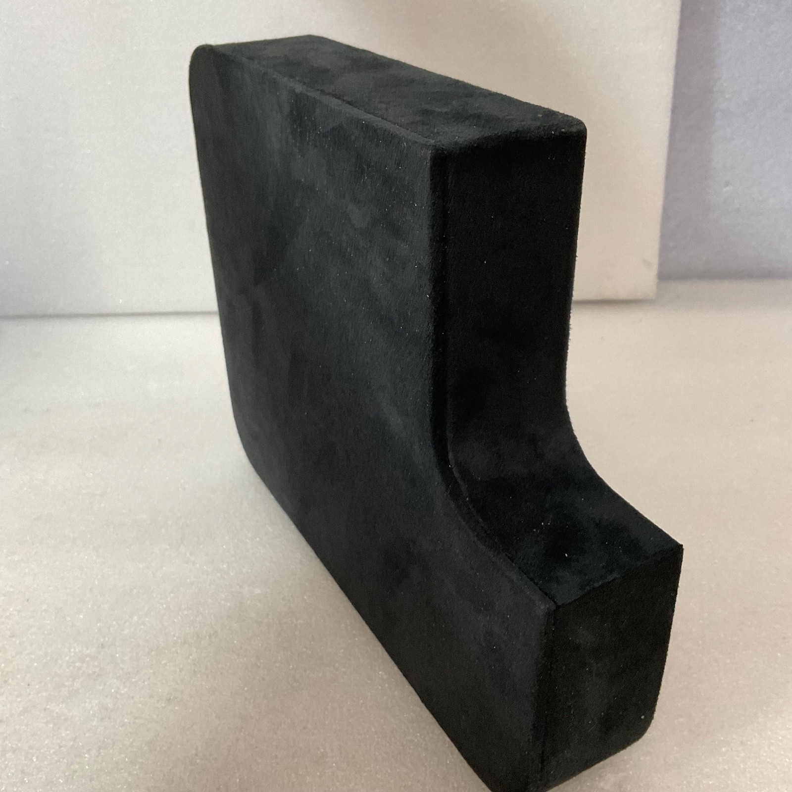 Black Velvet Jewelry Display Pad 10in x 8in x 2in Foam Block with Cutout Edge - Image 10