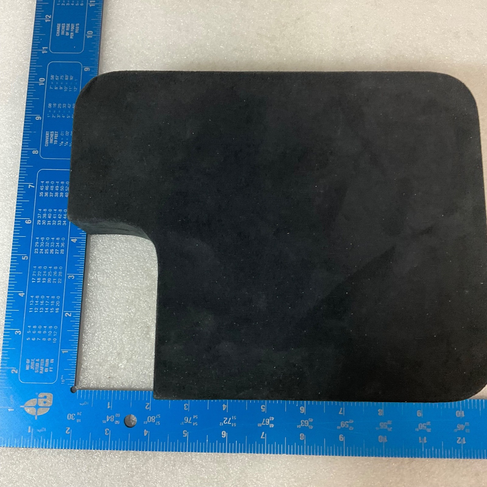 Black Velvet Jewelry Display Pad 10in x 8in x 2in Foam Block with Cutout Edge - Image 15