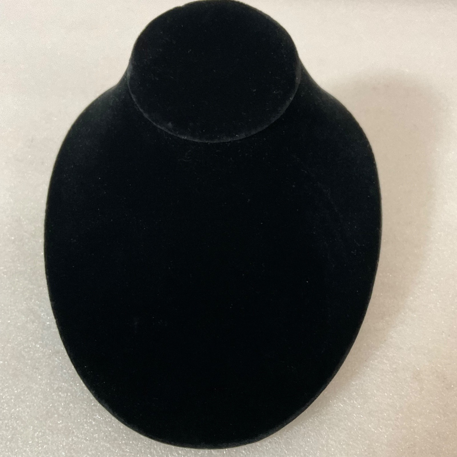 Black Velvet Necklace Display Stand 8in Jewelry Holder - Image 1