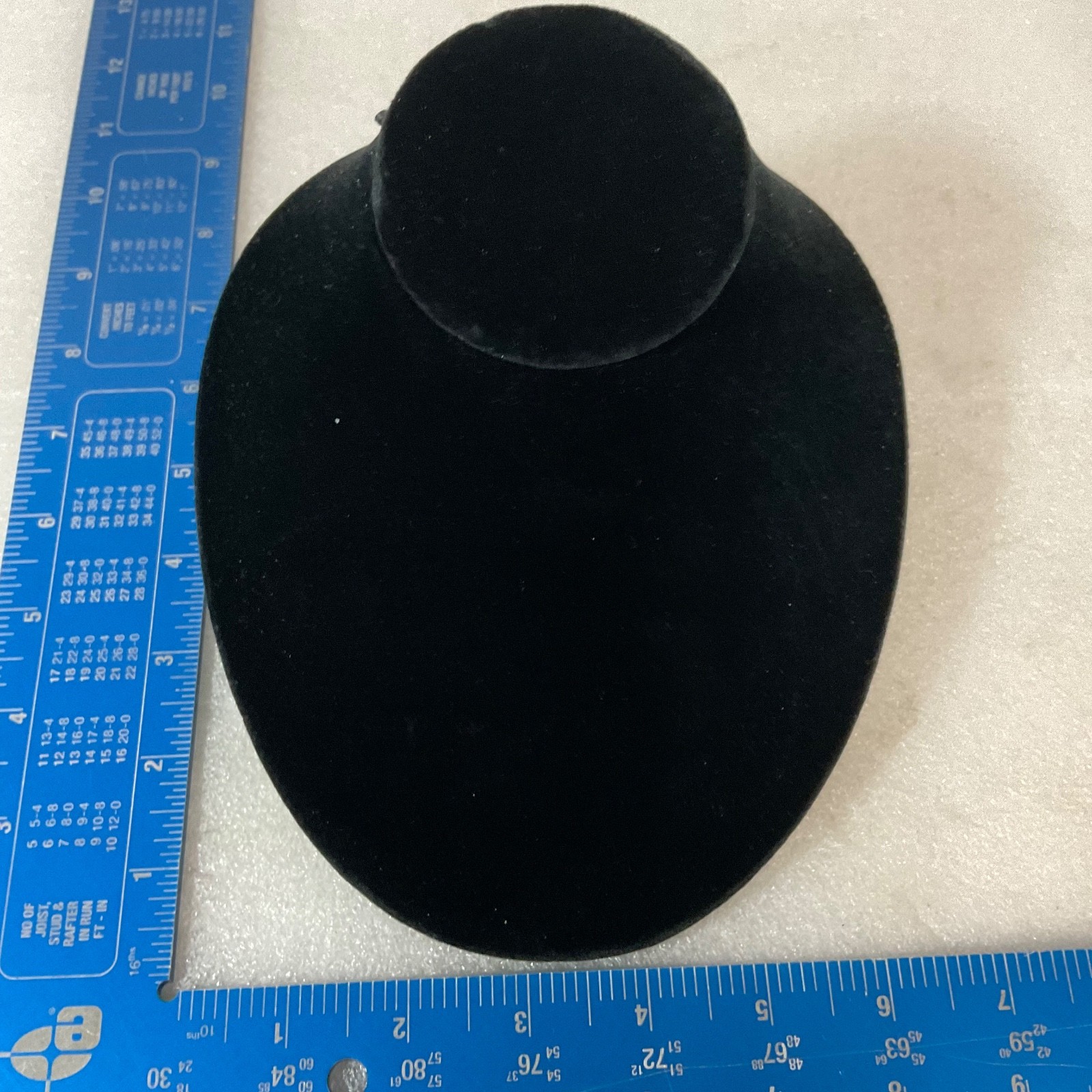 Black Velvet Necklace Display Stand 8in Jewelry Holder - Image 7