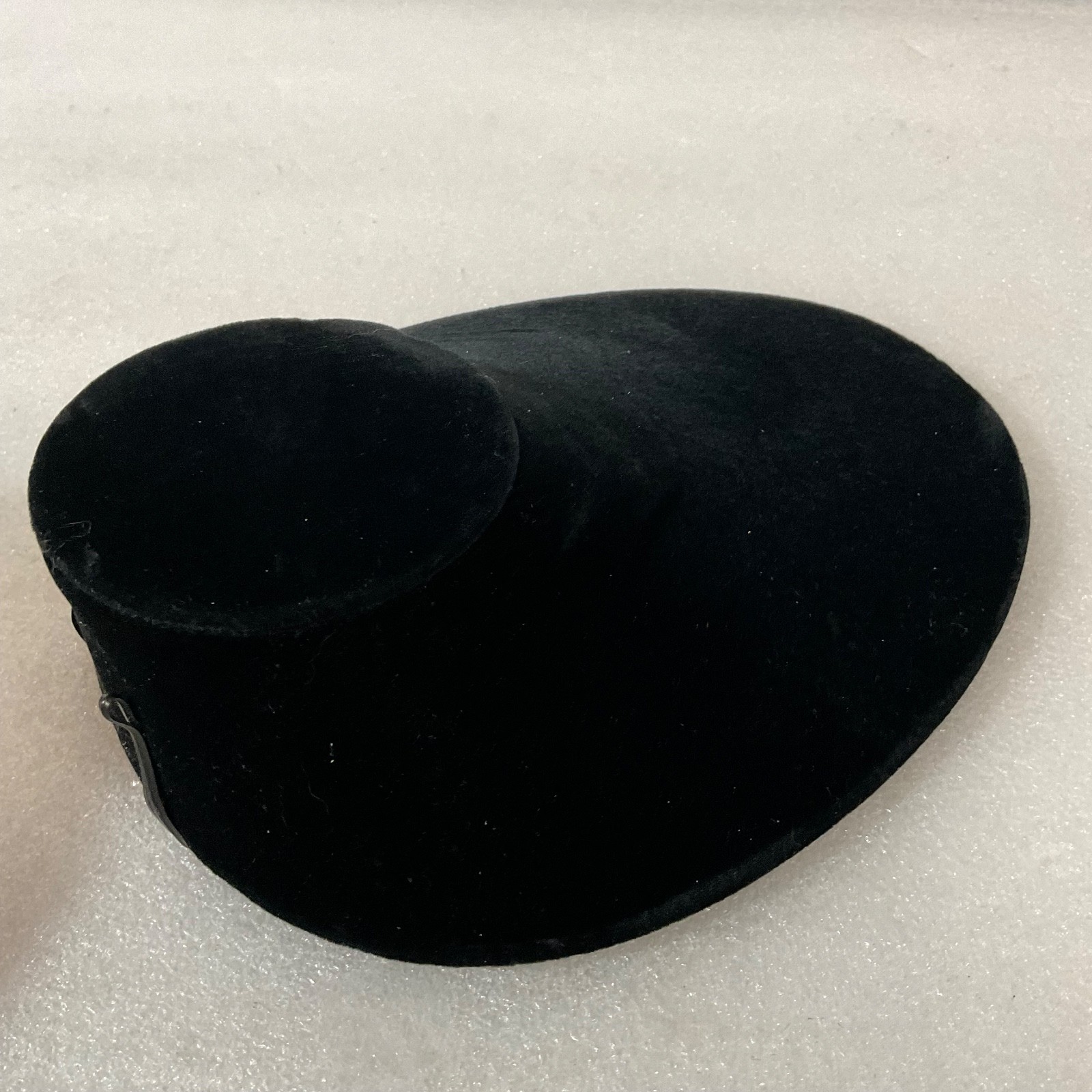 Black Velvet Necklace Display Stand 9in Oval Jewelry Holder - Image 4