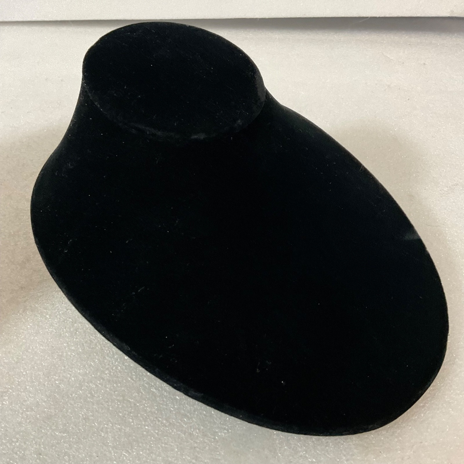 Black Velvet Jewelry Bust 8in Necklace Holder Display Stand - Image 6