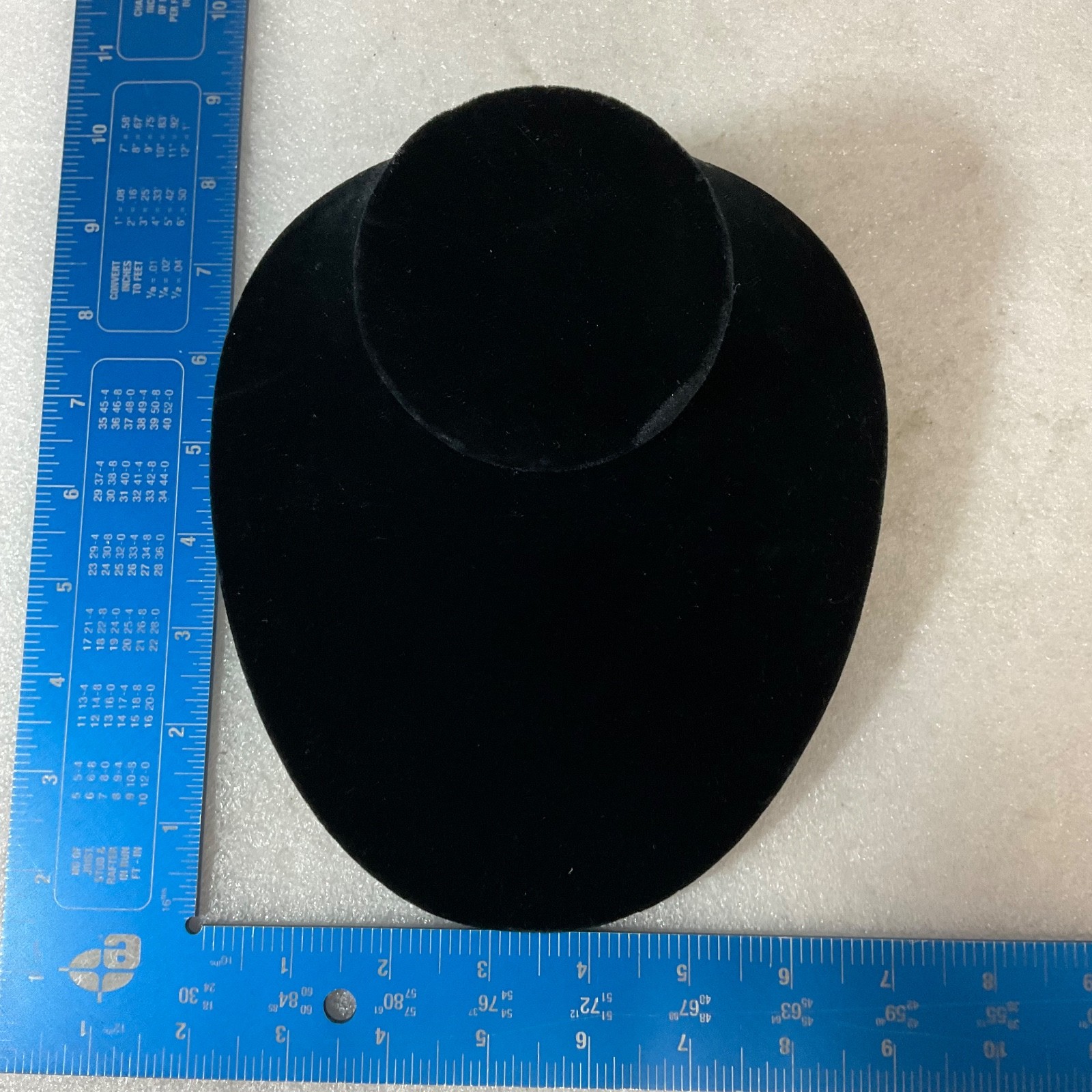 Black Velvet Jewelry Bust 8in Necklace Holder Display Stand - Image 10