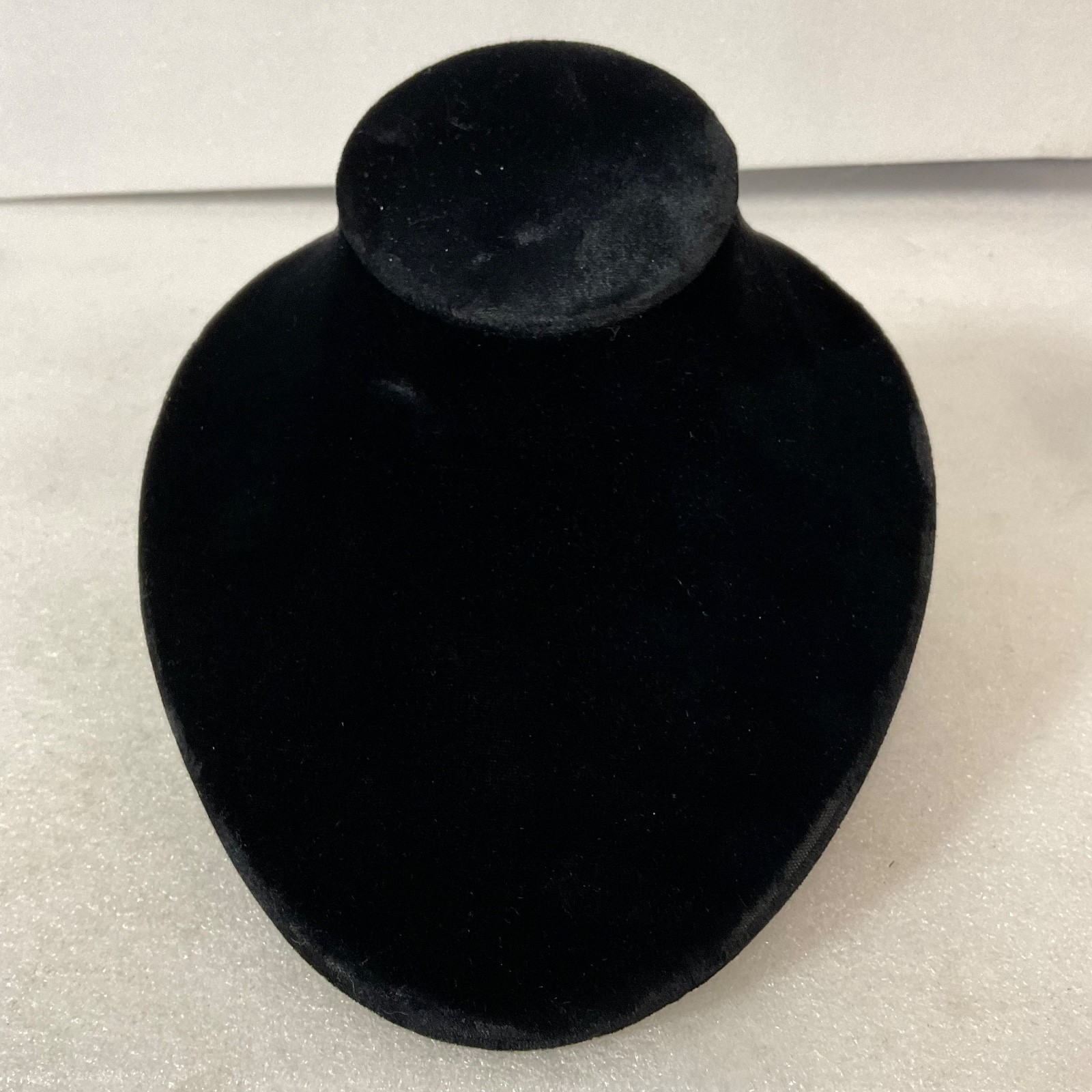 8.5in Black Velvet Necklace Display Stand Classic Jewelry Holder - Image 1