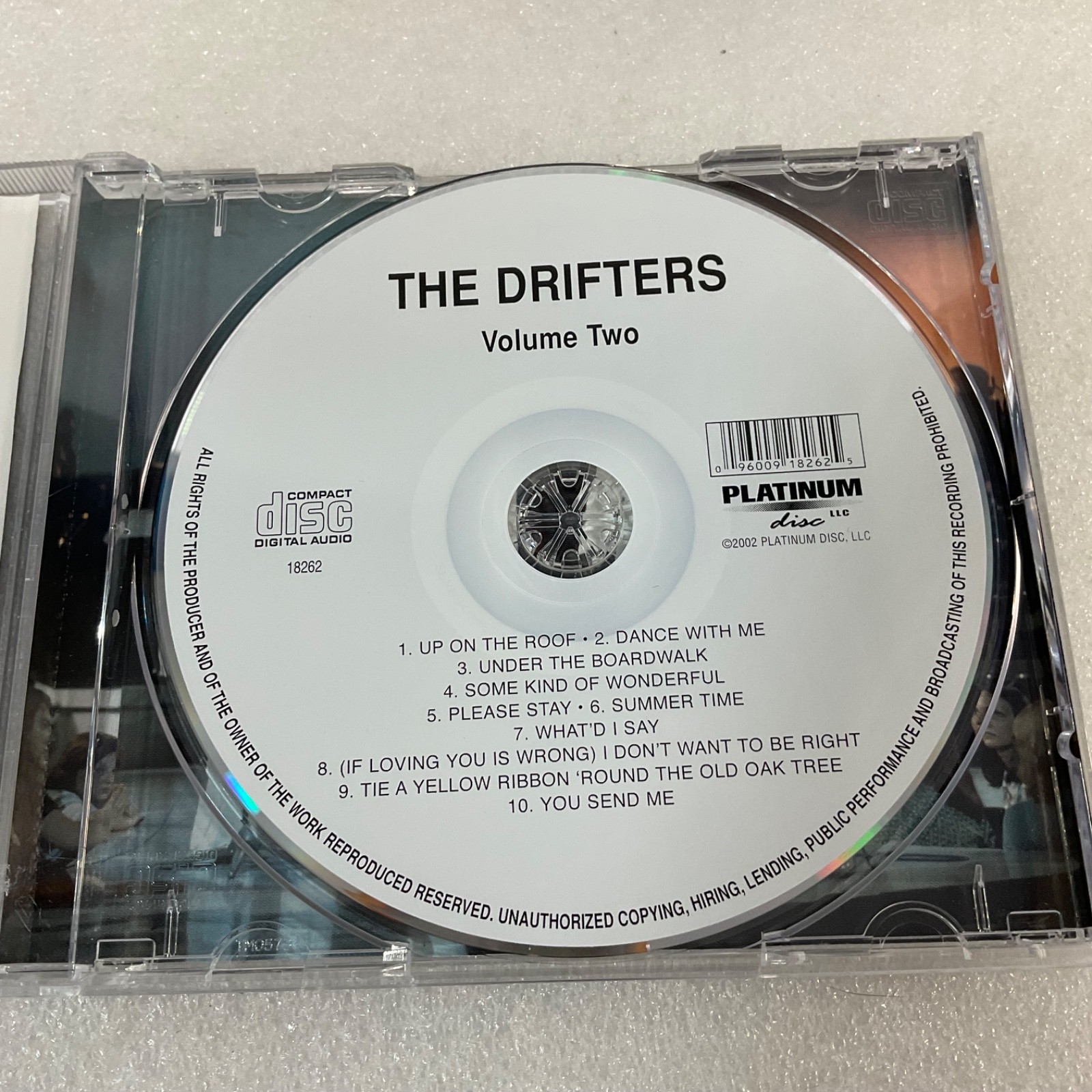 The Drifters Volume Two CD Soul R&B Classics Platinum Disc 2002 - Image 7