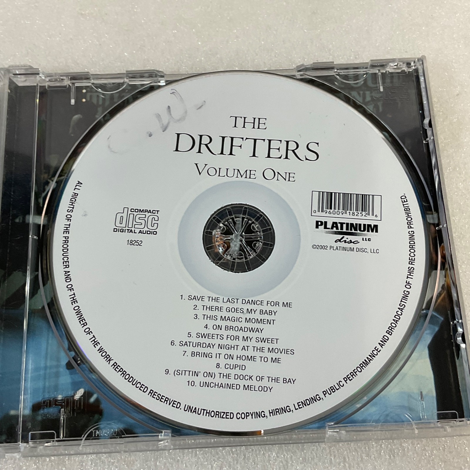 The Drifters Volume One CD Platinum Disc Soul R&B Classics - Image 11