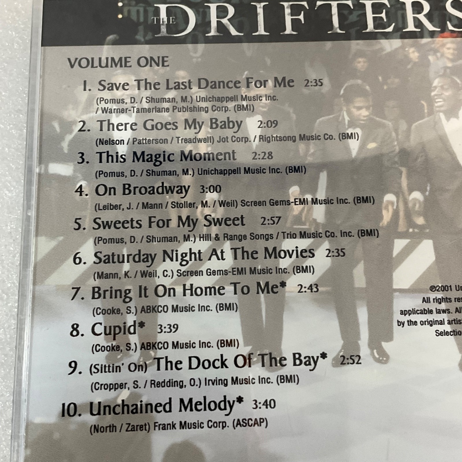 The Drifters Volume One CD Platinum Disc Soul R&B Classics - Image 10