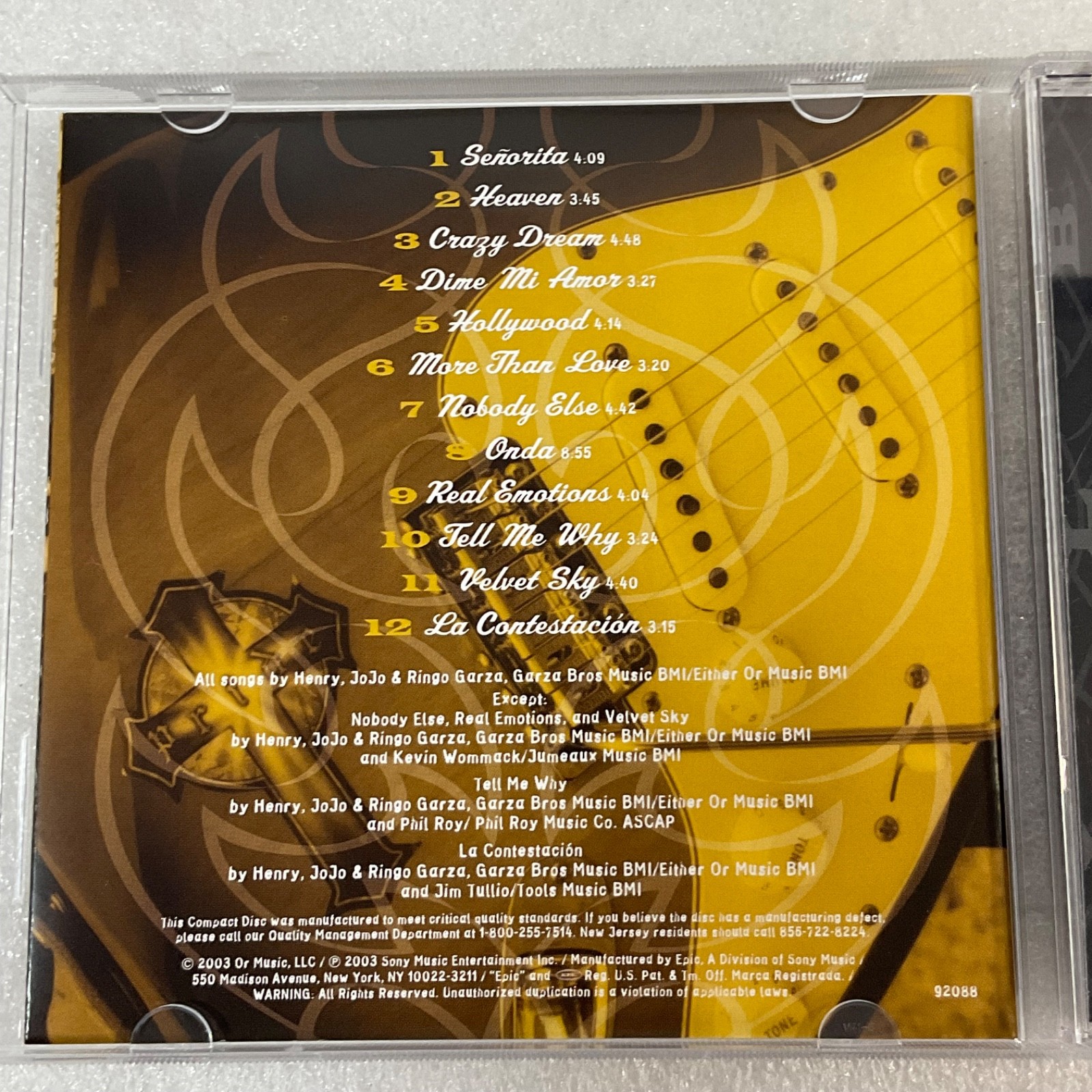 Los Lonely Boys Self-Titled CD 2003 Epic Enhanced Heaven Single - Image 11