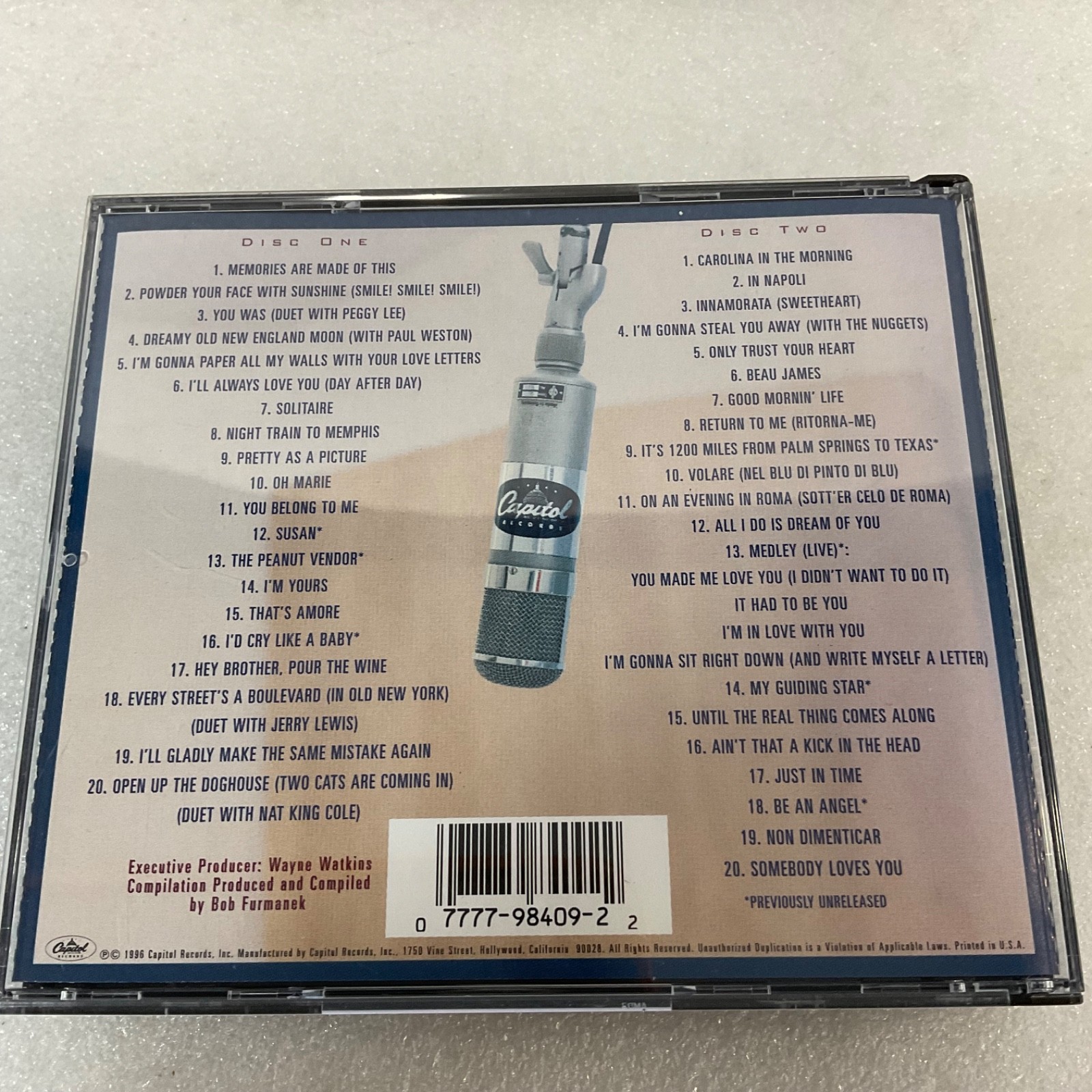 Dean Martin The Capitol Years 2CD Compilation Capitol Records - Image 2