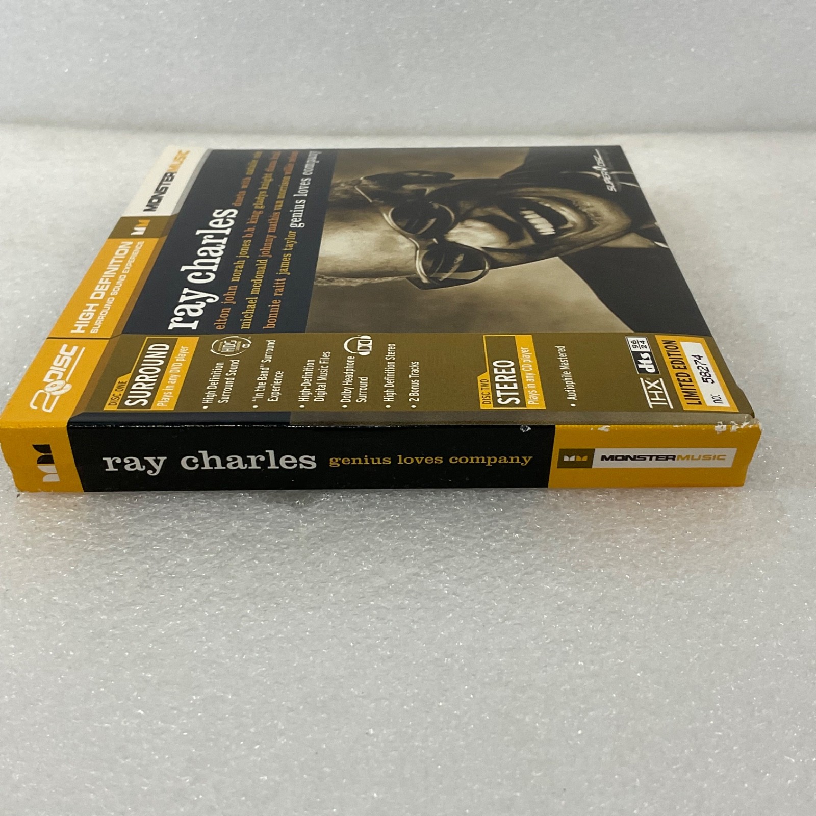 Ray Charles Genius Loves Company Limited Edition 2-Disc CD DVD Set - Image 3
