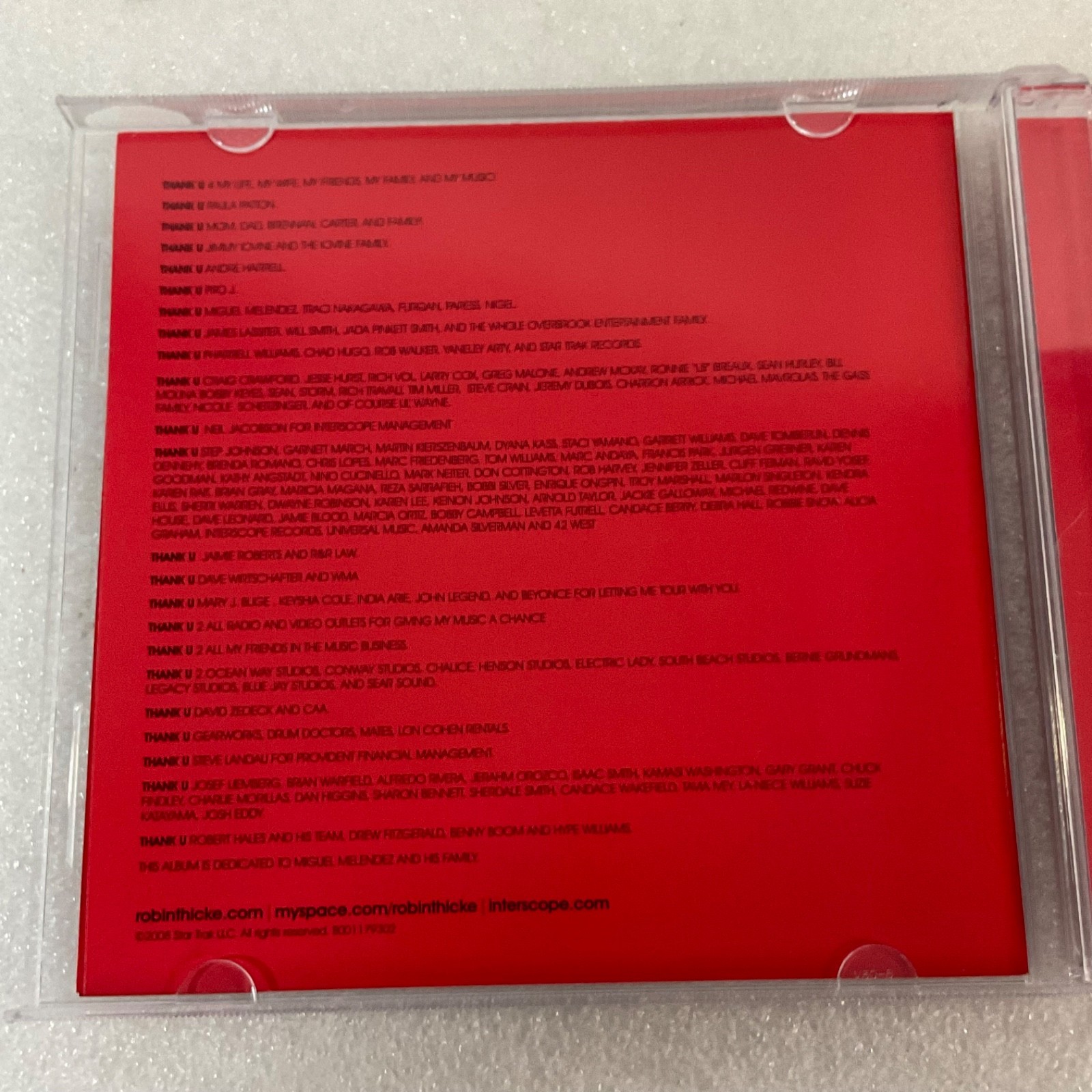 Robin Thicke Something Else CD 2008 R&B Soul Pop Album Interscope - Image 12