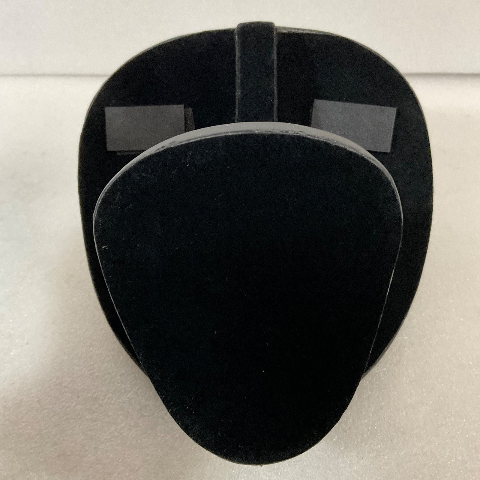 7.5in Black Faux Leather Necklace Display Bust 7in Wide Jewelry Stand - Image 9