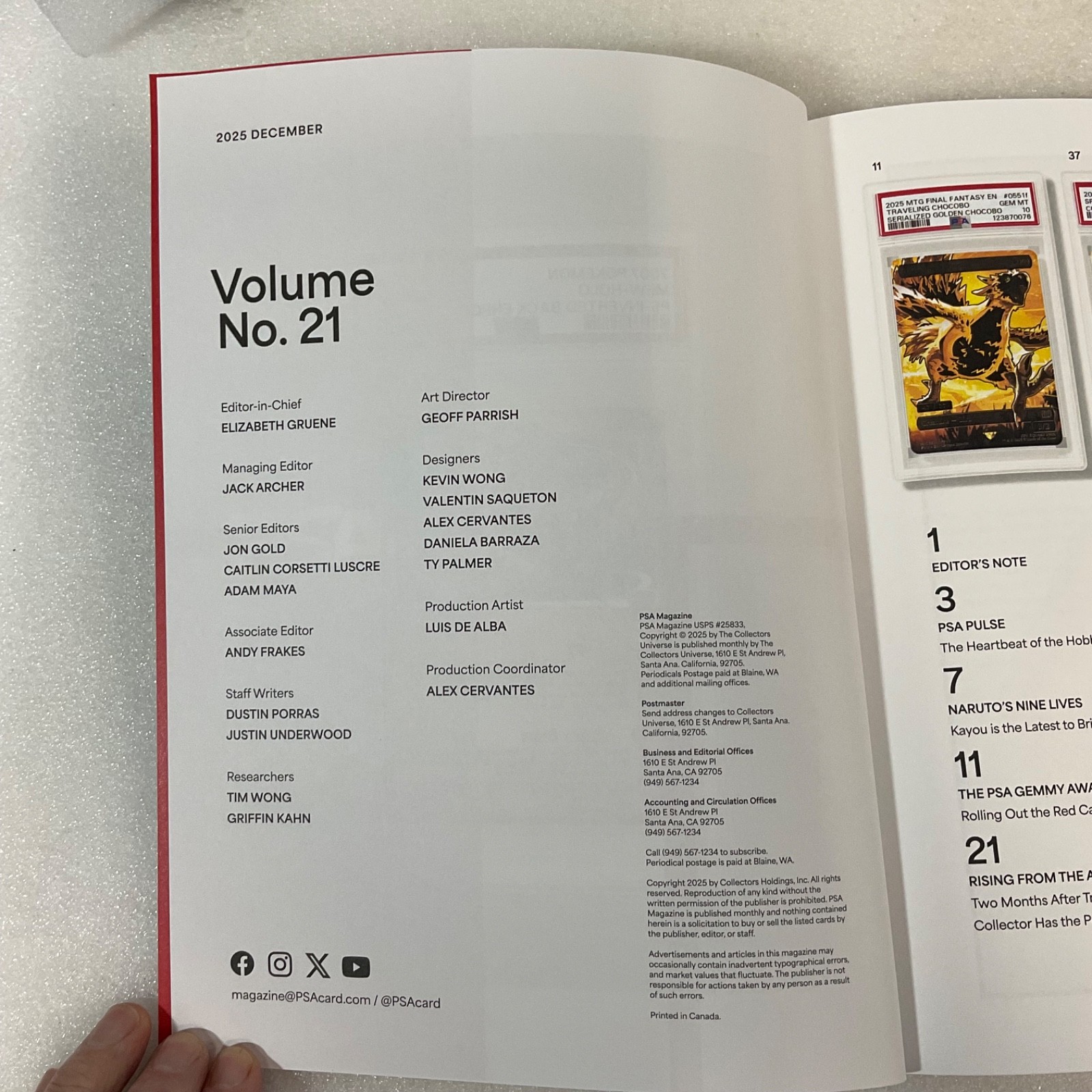 PSA Magazine December 2025 Vol 21 Naruto Single Issue - Image 9