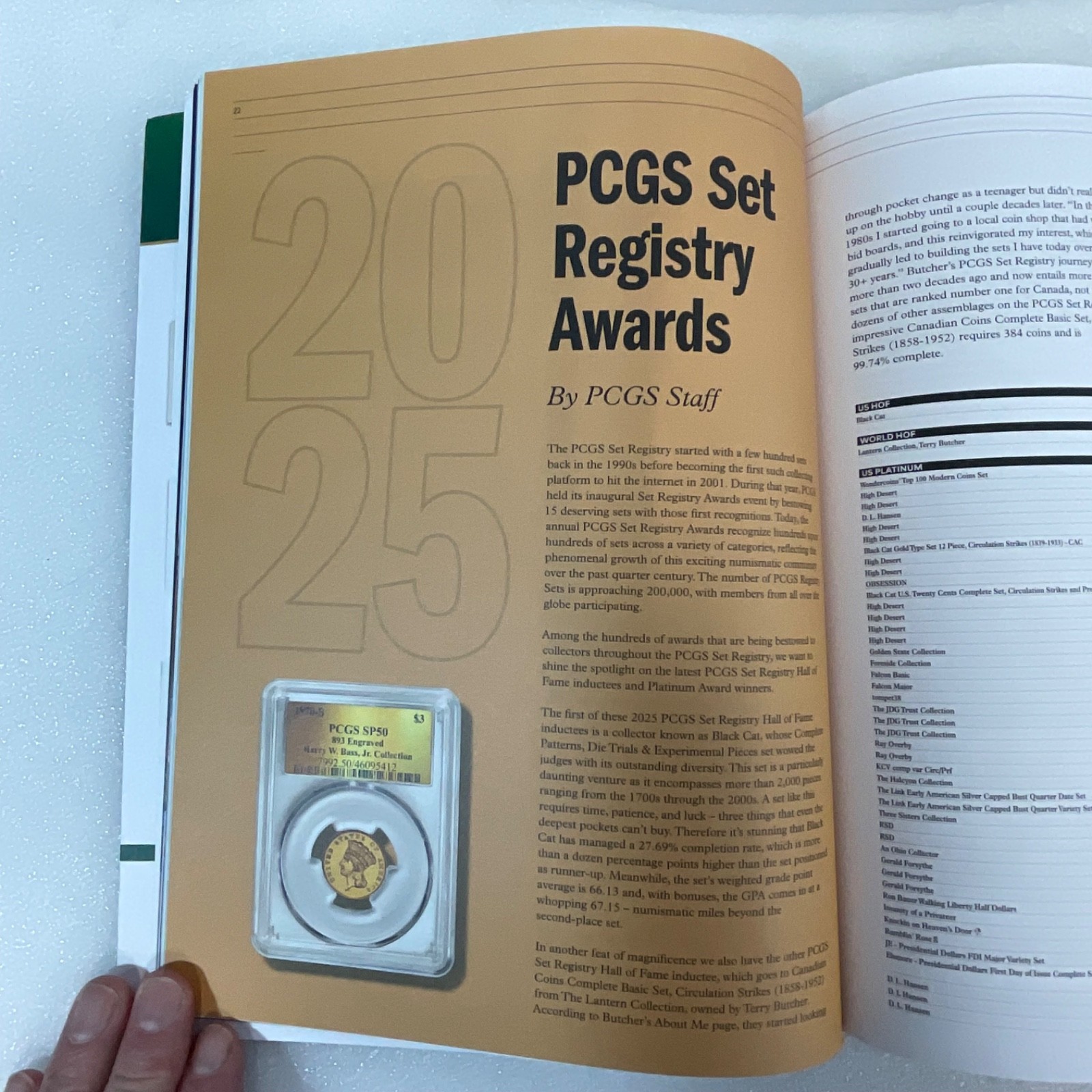 PCGS Insider Magazine Issue No. 5 January–February 2026 40th Anniversary - Image 20