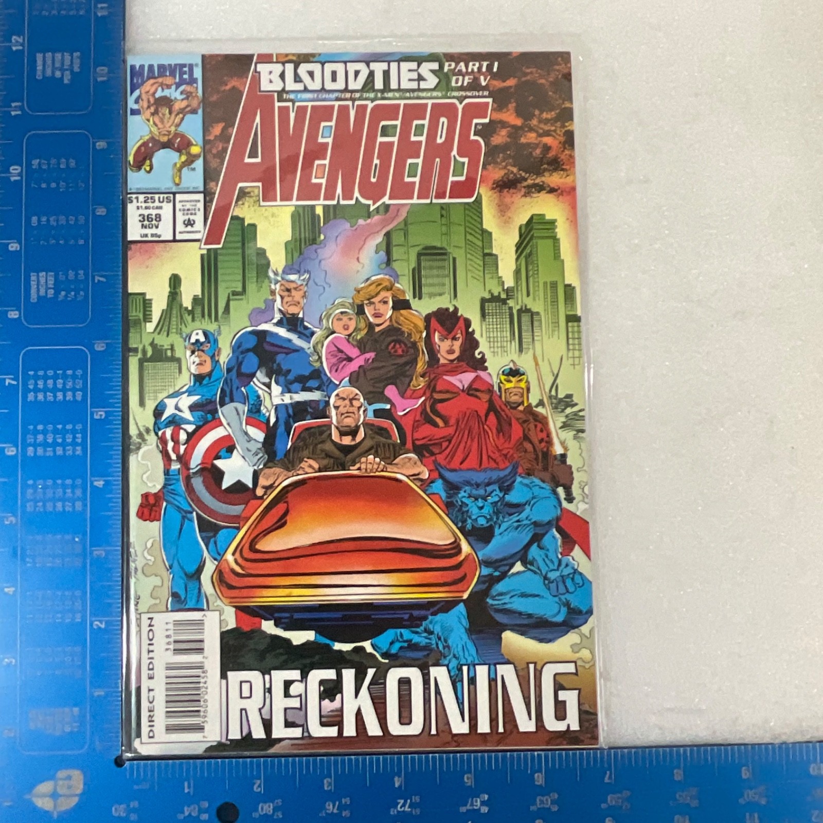 Avengers #368 Nov 1993 Bloodties Part 1 Reckoning Marvel - Image 18