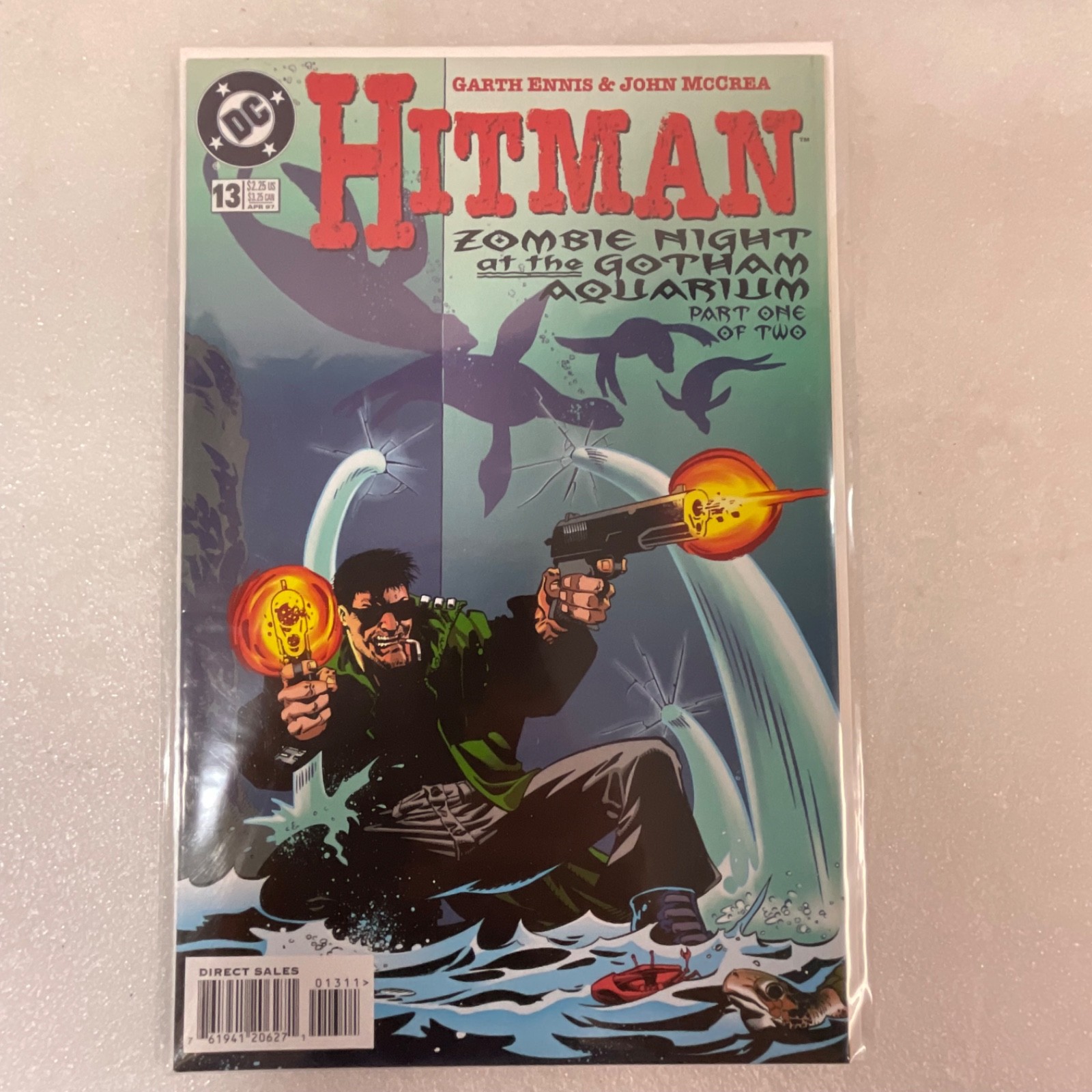 Hitman #13 Zombie Night at the Gotham Aquarium Apr 1997 DC - Image 20