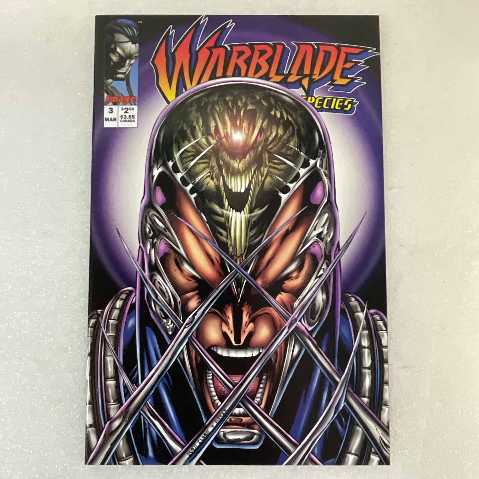 Warblade Endangered Species #3 1995 Image Comics Scott Clark Cover - Image 1