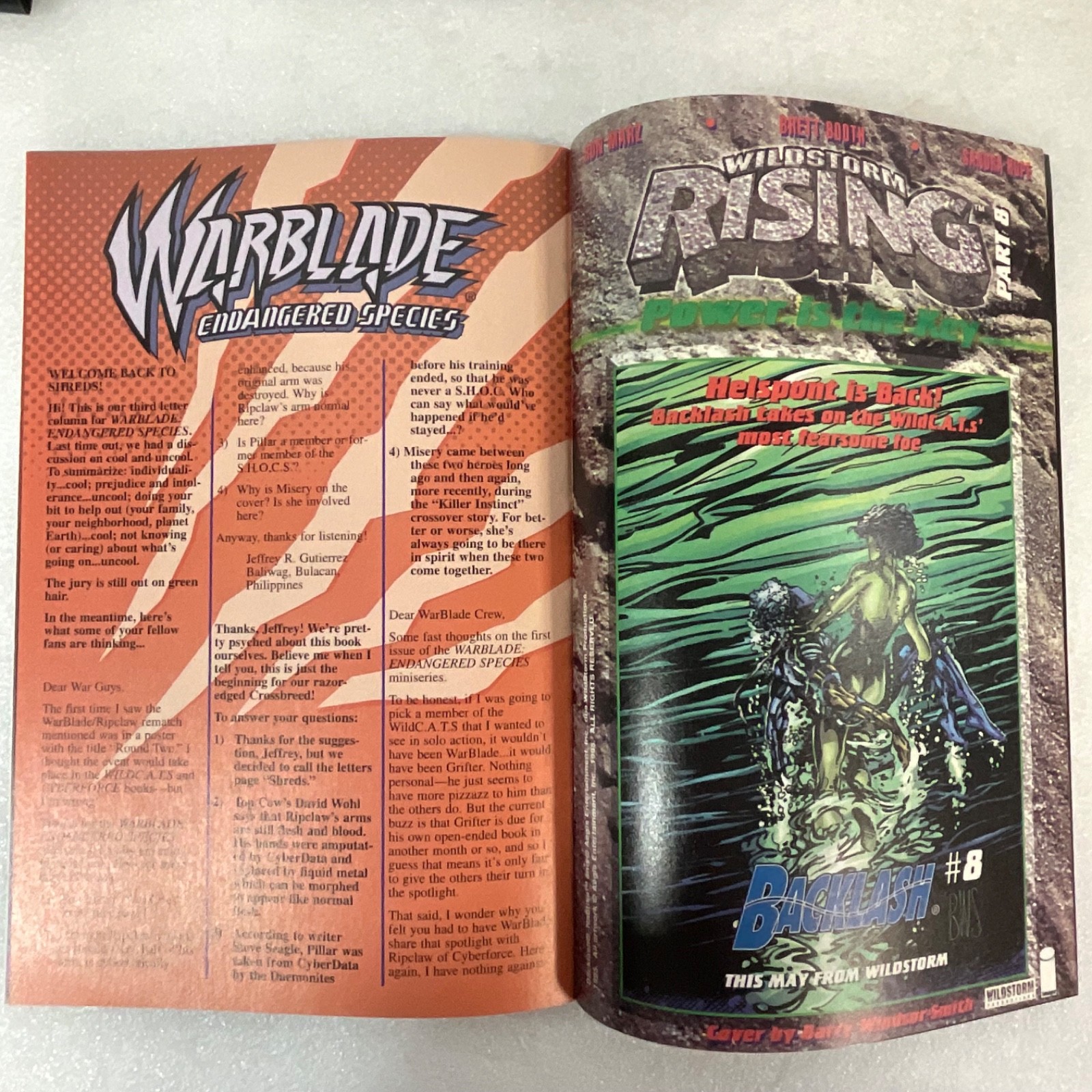 Warblade Endangered Species #3 1995 Image Comics Scott Clark Cover - Image 18