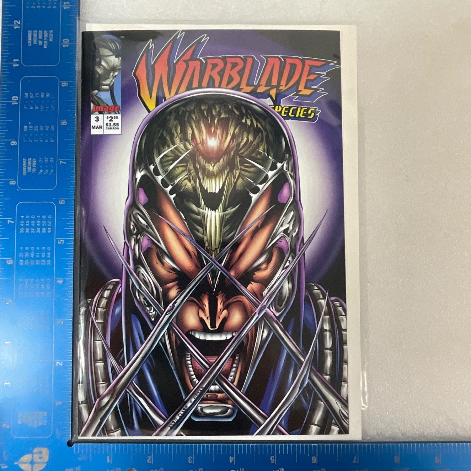 Warblade Endangered Species #3 1995 Image Comics Scott Clark Cover - Image 23
