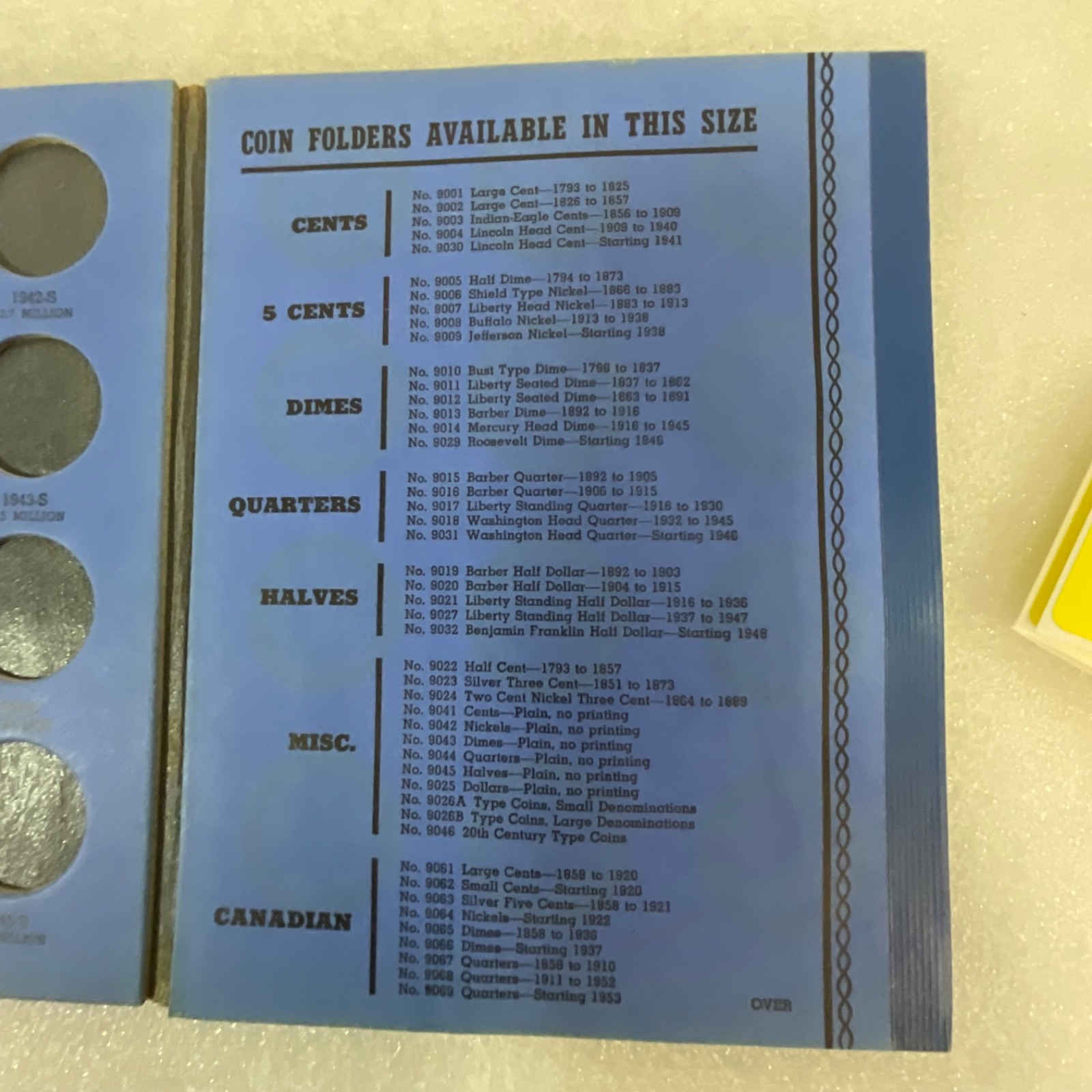 Whitman Liberty Standing Half Dollar Folder 1937–1947 No. 9027 Coin Album - Image 11