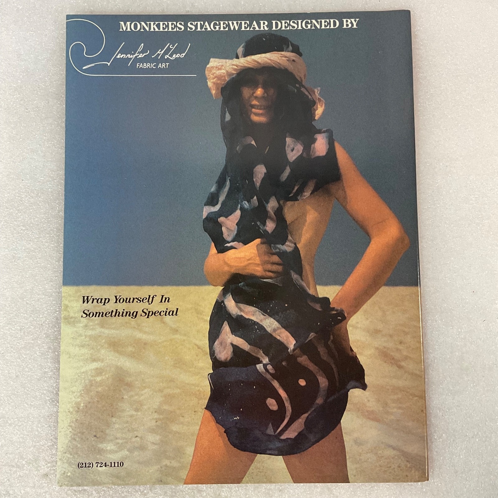 The Monkees 1987 Summer Tour Concert Program 13in “Here We Come Again” - Image 2