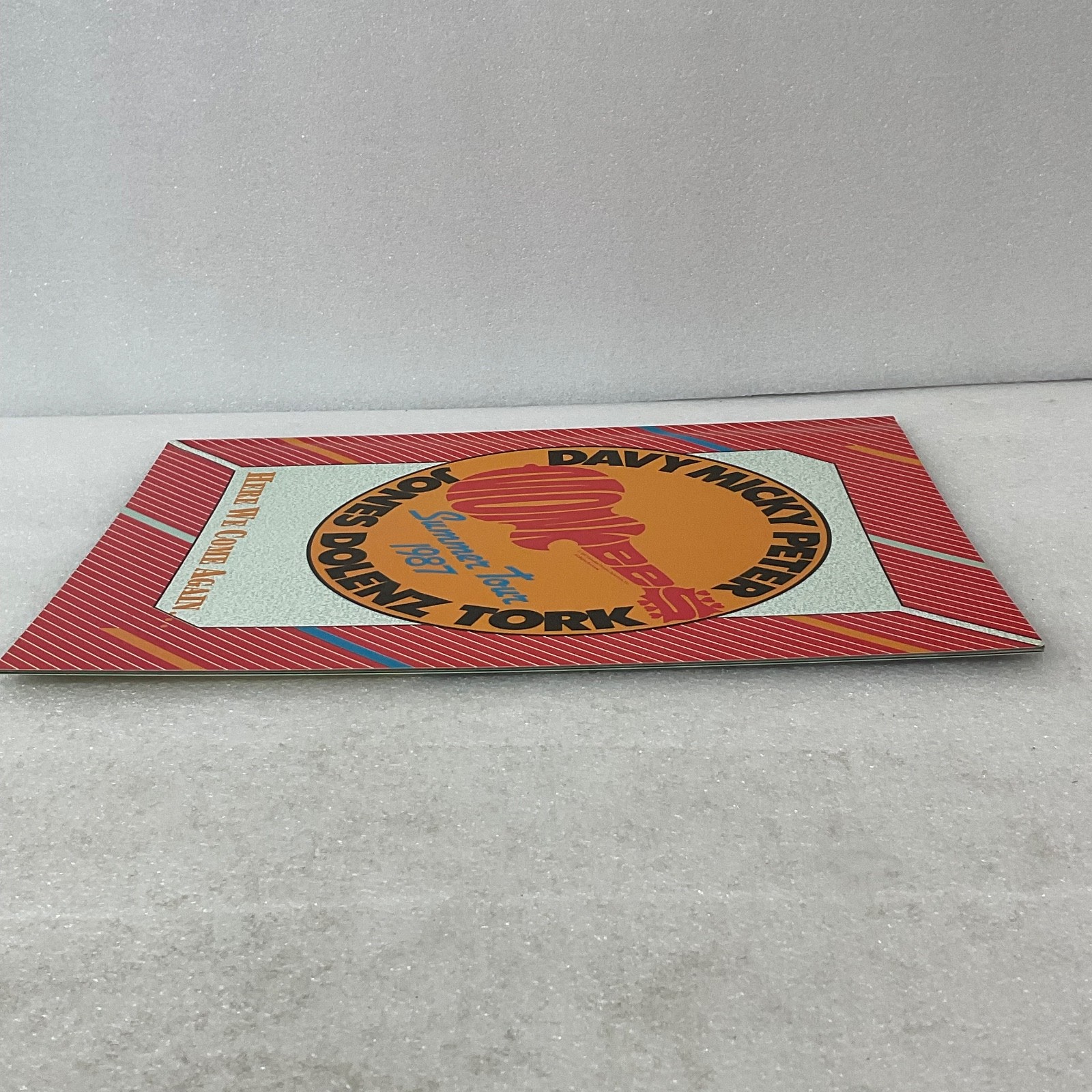 The Monkees 1987 Summer Tour Concert Program 13in “Here We Come Again” - Image 5