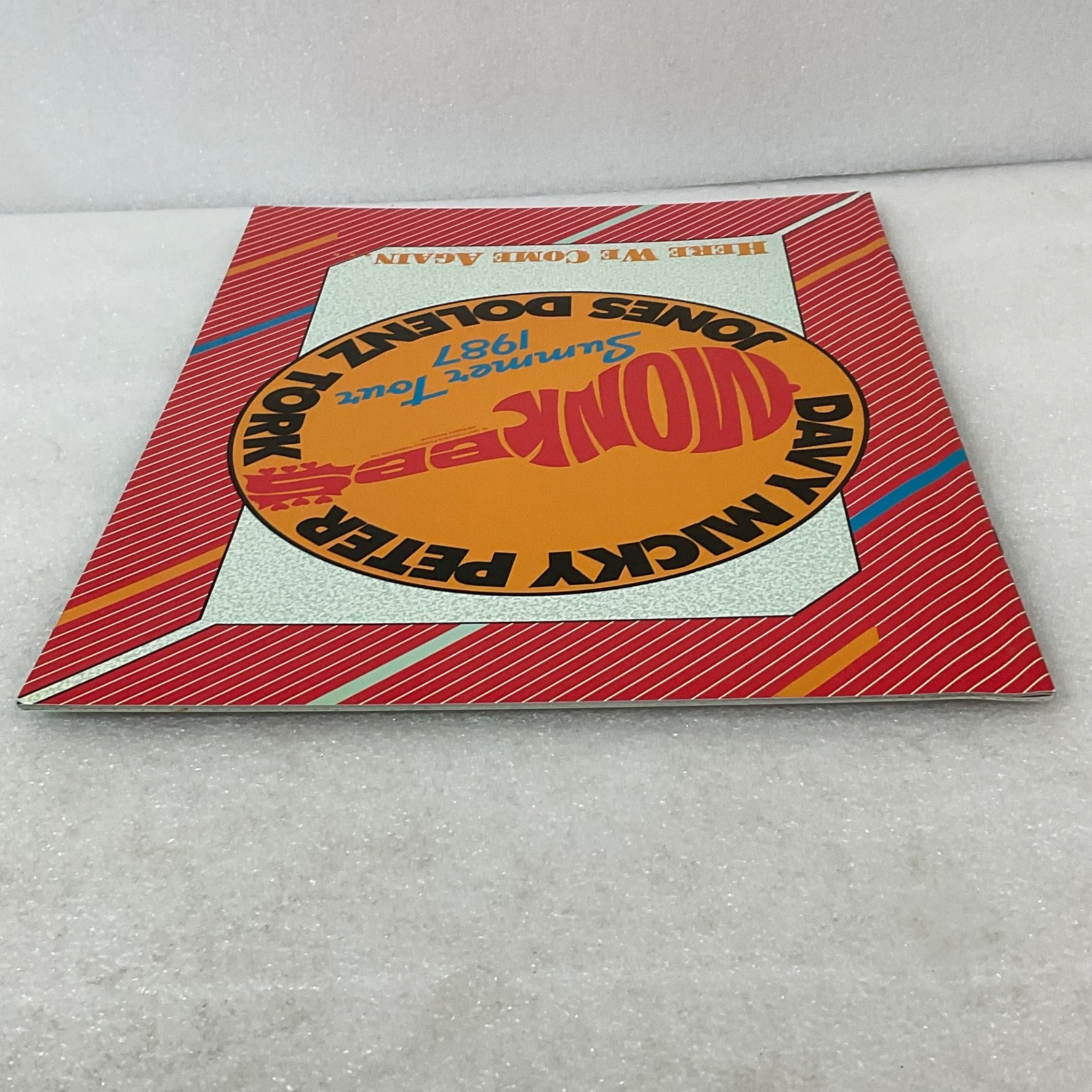 The Monkees 1987 Summer Tour Concert Program 13in “Here We Come Again” - Image 6