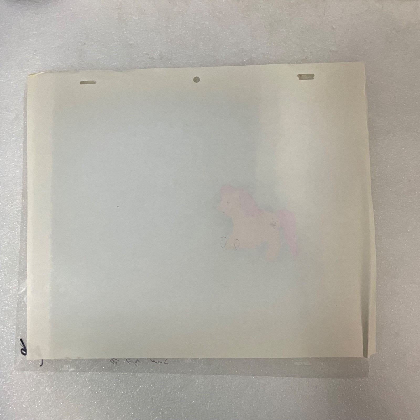 Vintage 80s Pony Animation Production Cel 12 in x 10 in Hand Painted - Image 11