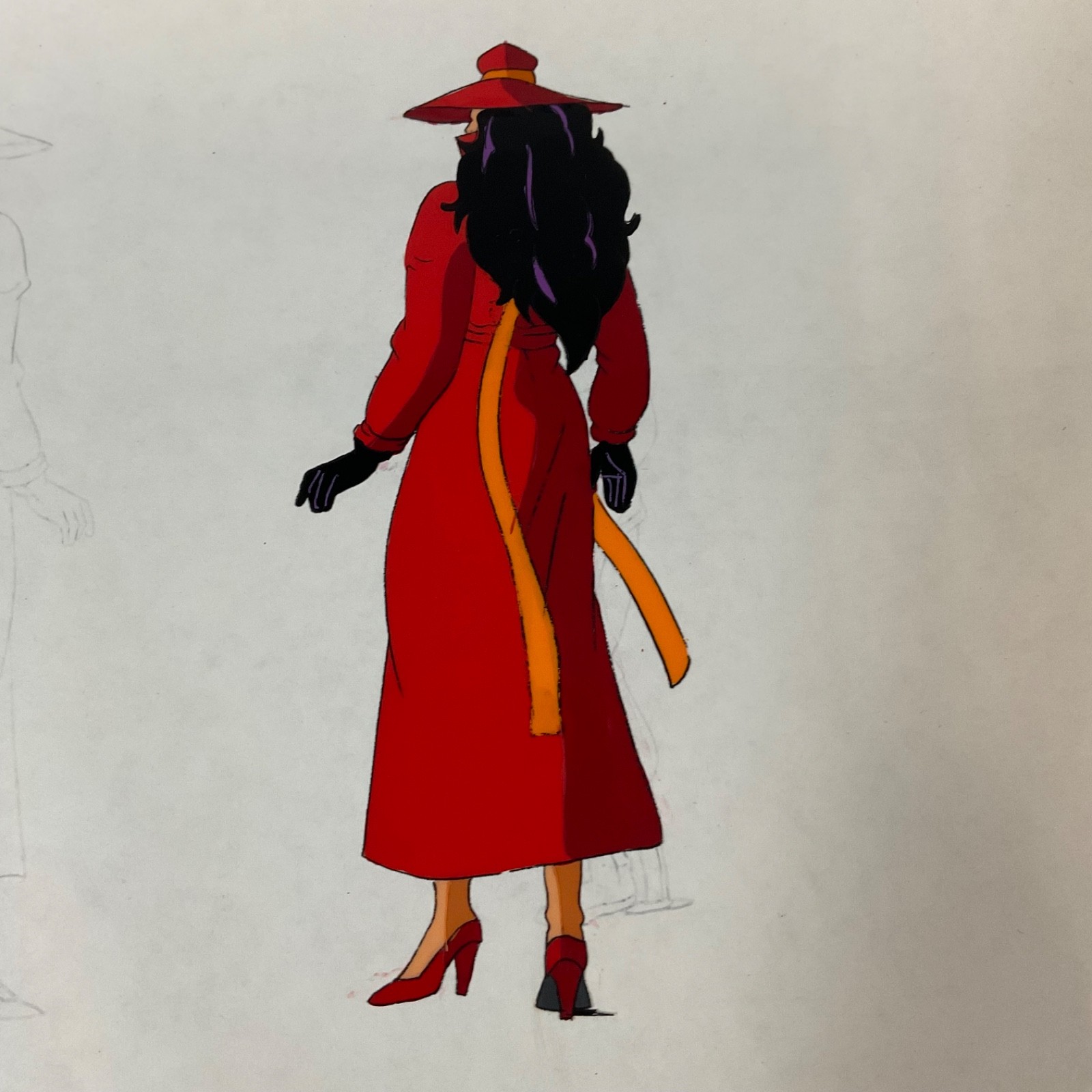 Original Animation Production Cel Two Character Scene Acetate 12 in x 10 in - Image 3