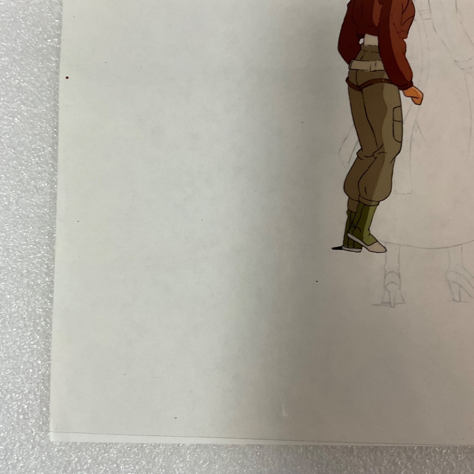 Original Animation Production Cel Two Character Scene Acetate 12 in x 10 in - Image 8