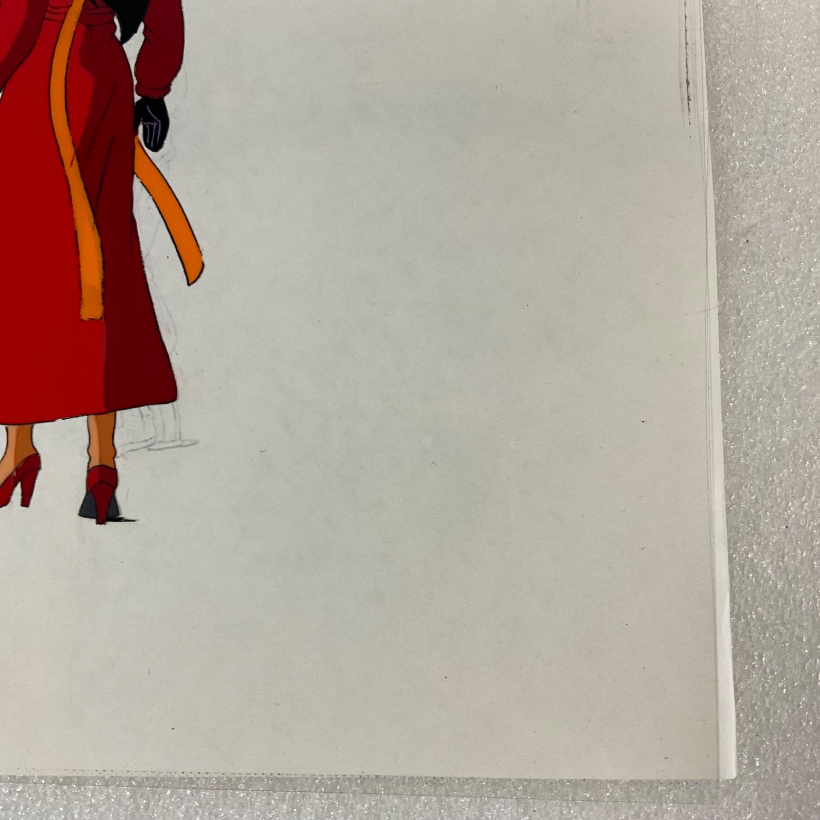Original Animation Production Cel Two Character Scene Acetate 12 in x 10 in - Image 10