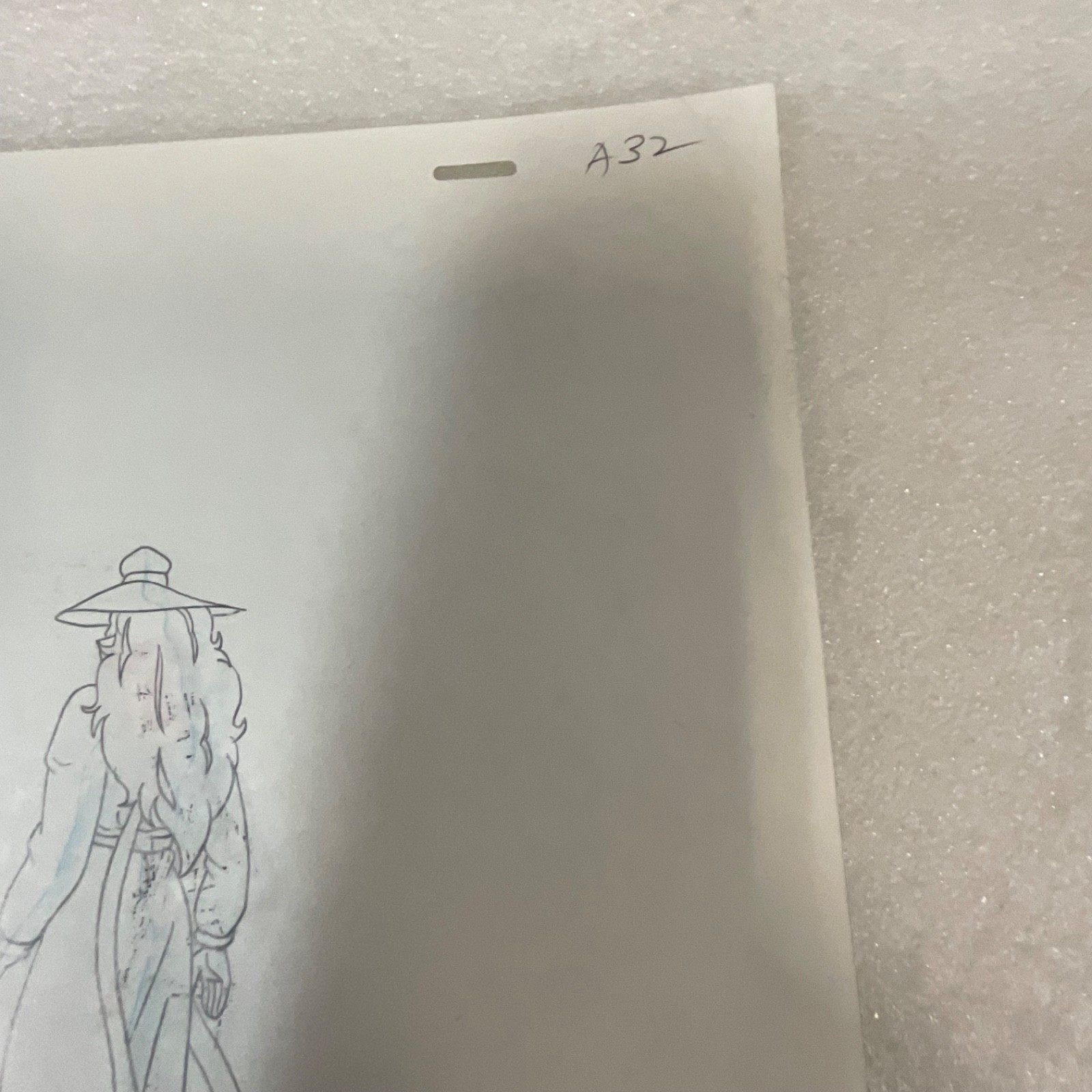 Original Animation Production Cel with Pencil Underdrawing Two Figures 12 in x 1 - Image 12