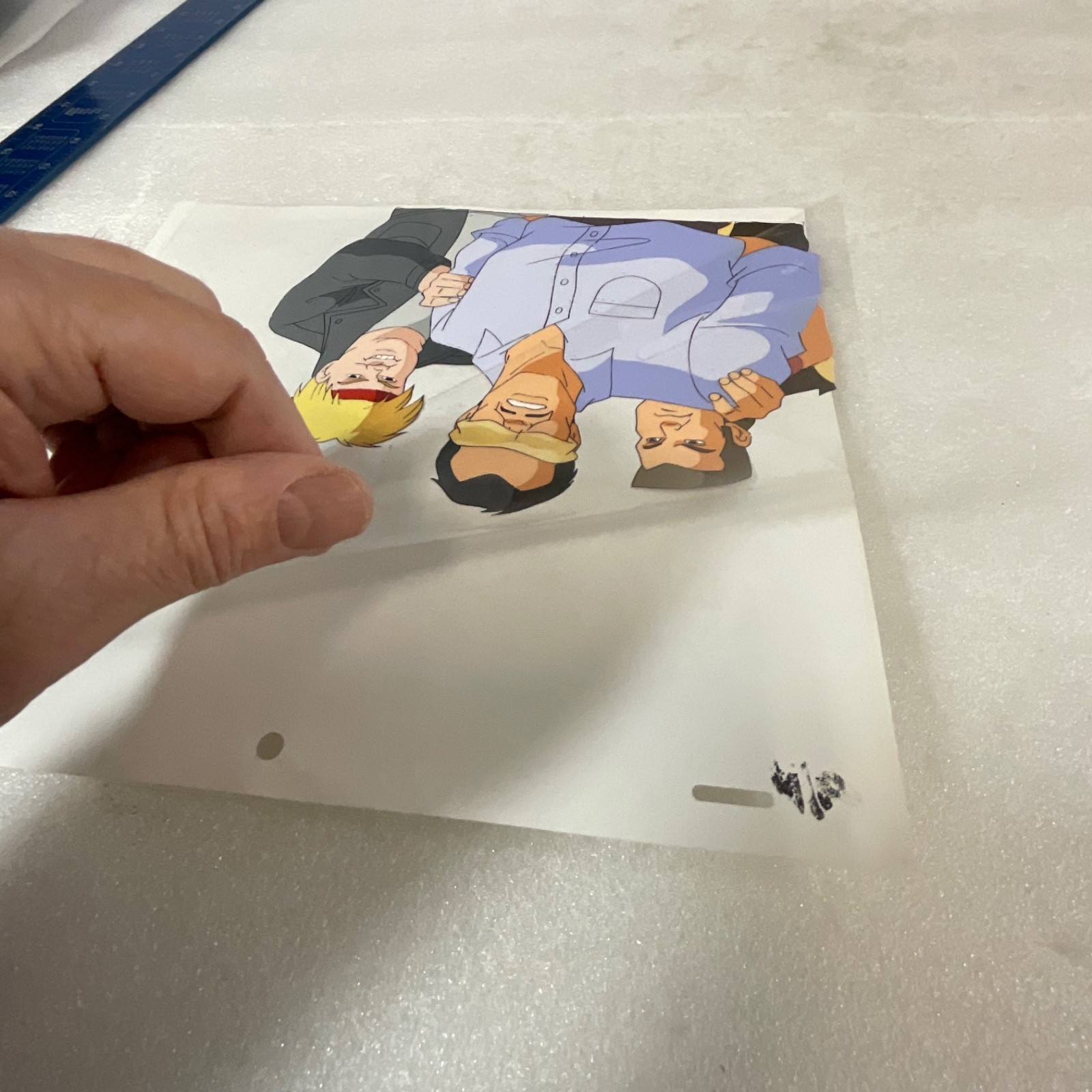 Animated Production Art Cel with Pencil Sketches 12 in x 10 in - Image 12
