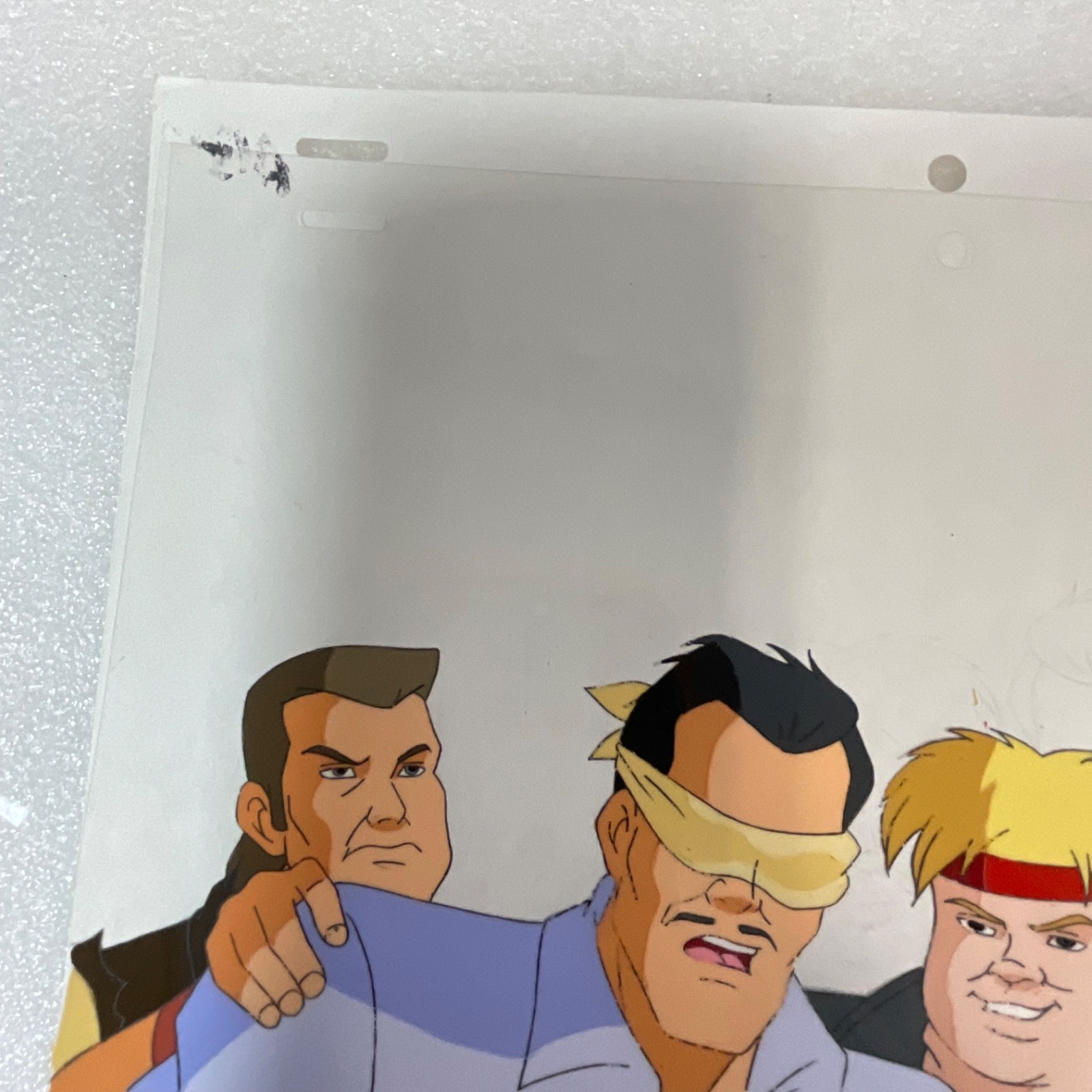 Animated Production Art Cel with Pencil Sketch Backing 12 in x 10 in - Image 4