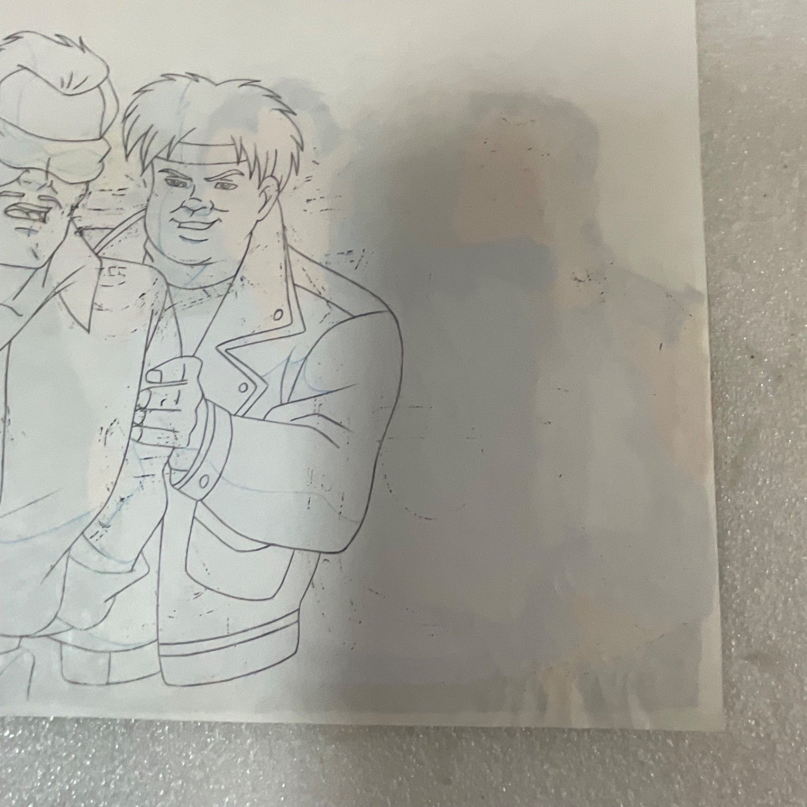 Animated Production Art Cel with Pencil Sketch Backing 12 in x 10 in - Image 10