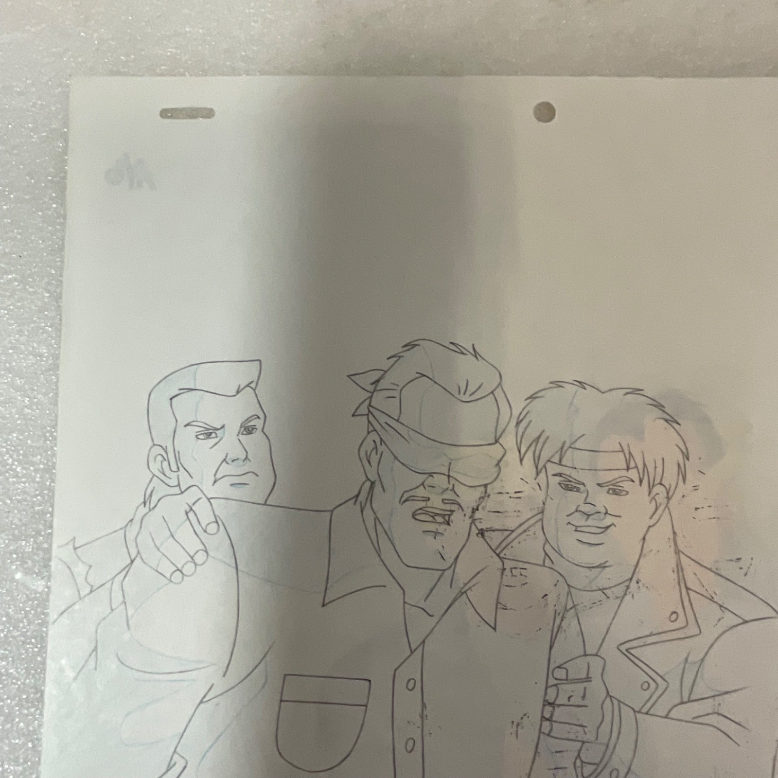 Animated Production Art Cel with Pencil Sketch Backing 12 in x 10 in - Image 12