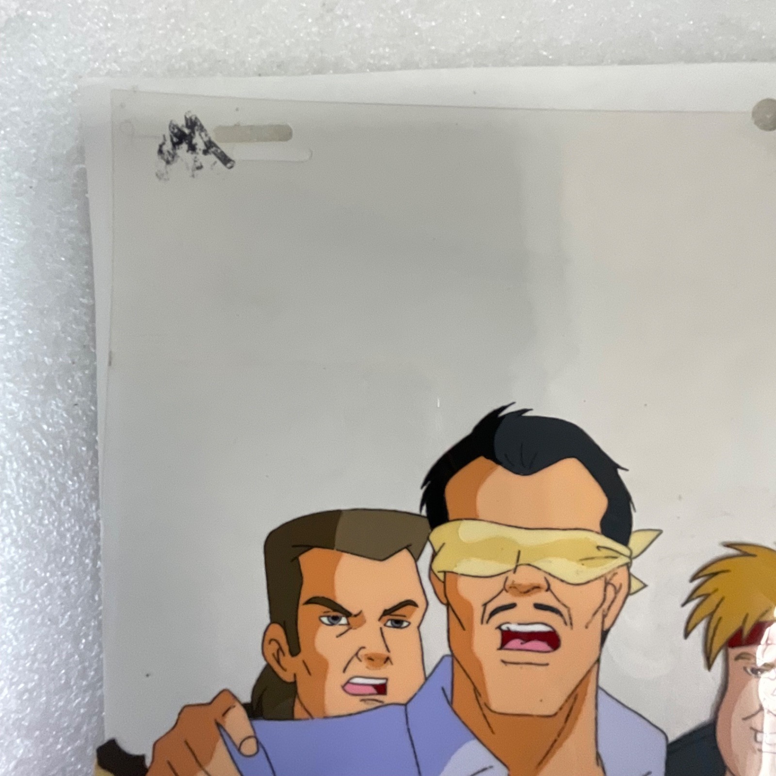 Animation Production Cel with Heavy Pencil Transfer Layout 12 in x 10 in - Image 3